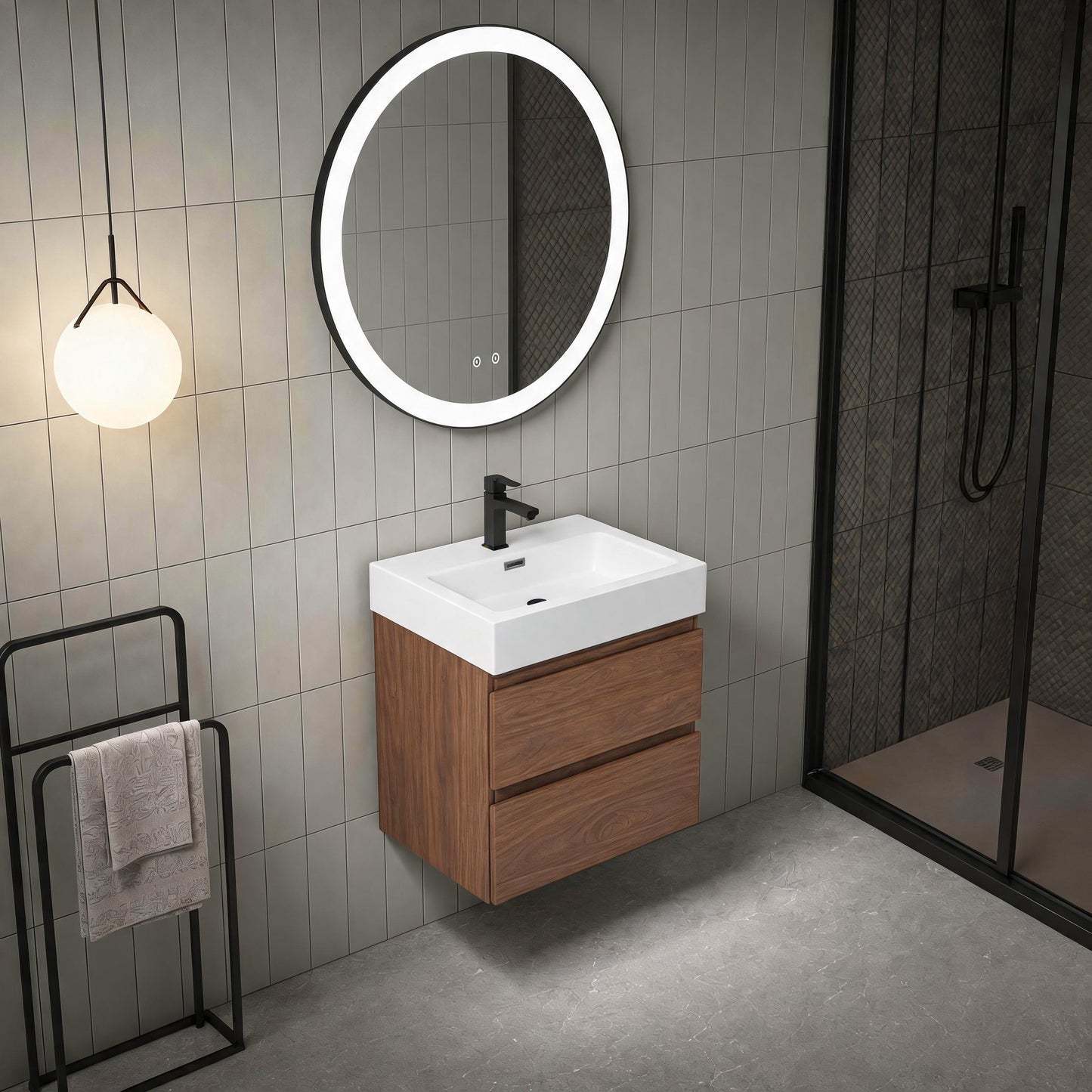 Thick 24"/30"/36" Floating Vanity (RTA)