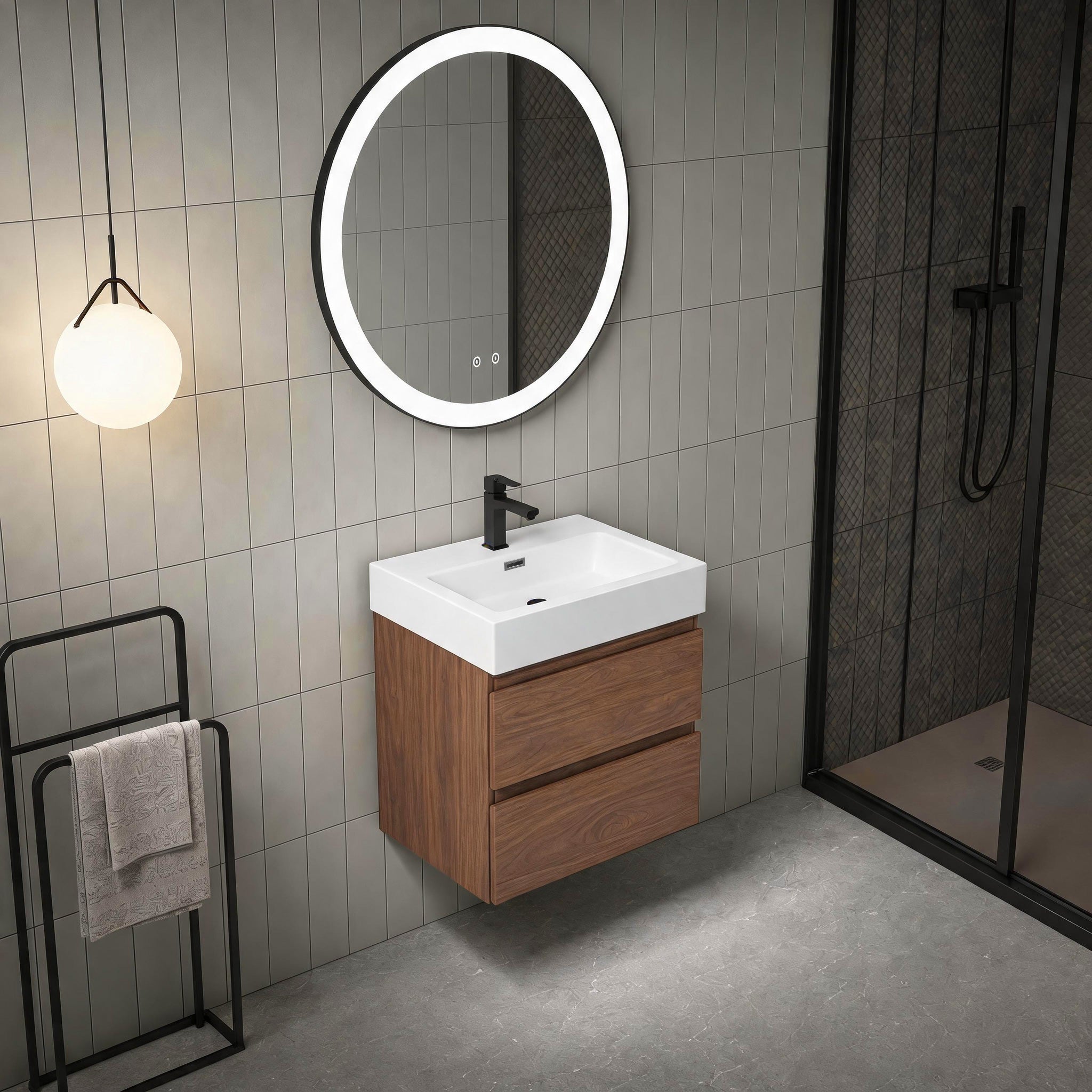 Thick 24"/30"/36" Floating Vanity (RTA)