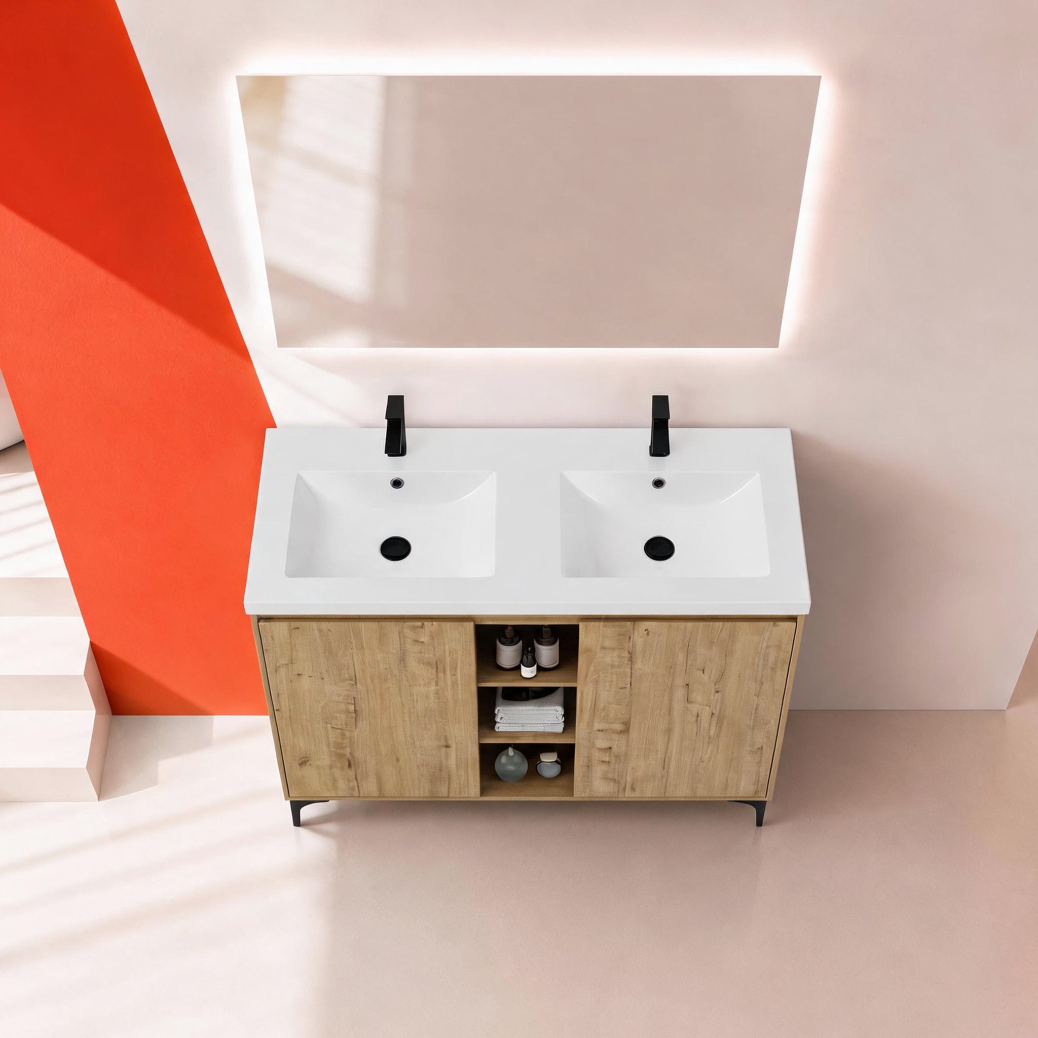 Dualspace 48" Freestanding Vanity (RTA)