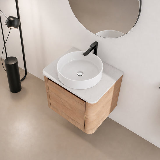 Curvo 24"/36"/48"/60" Floating Vanity (RTA)