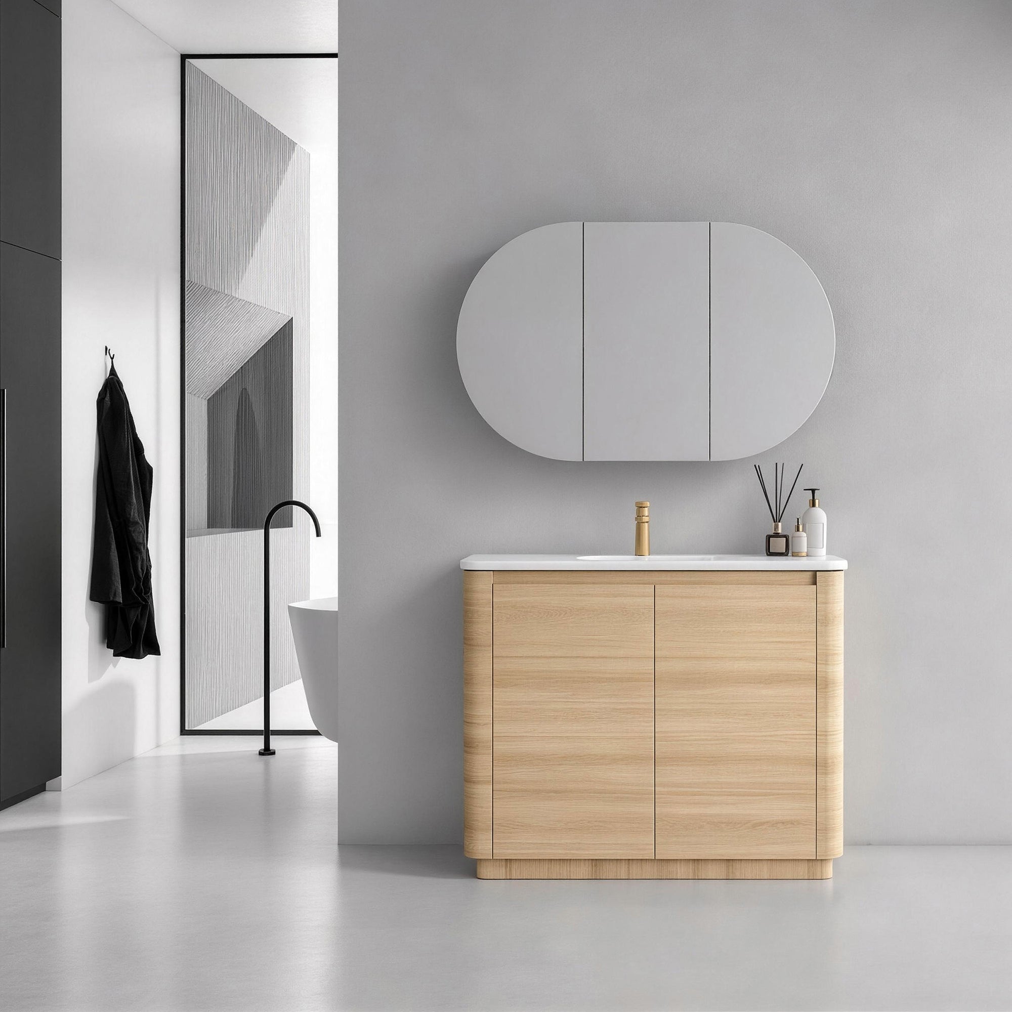 Pebble 40" Freestanding Vanity (RTA)