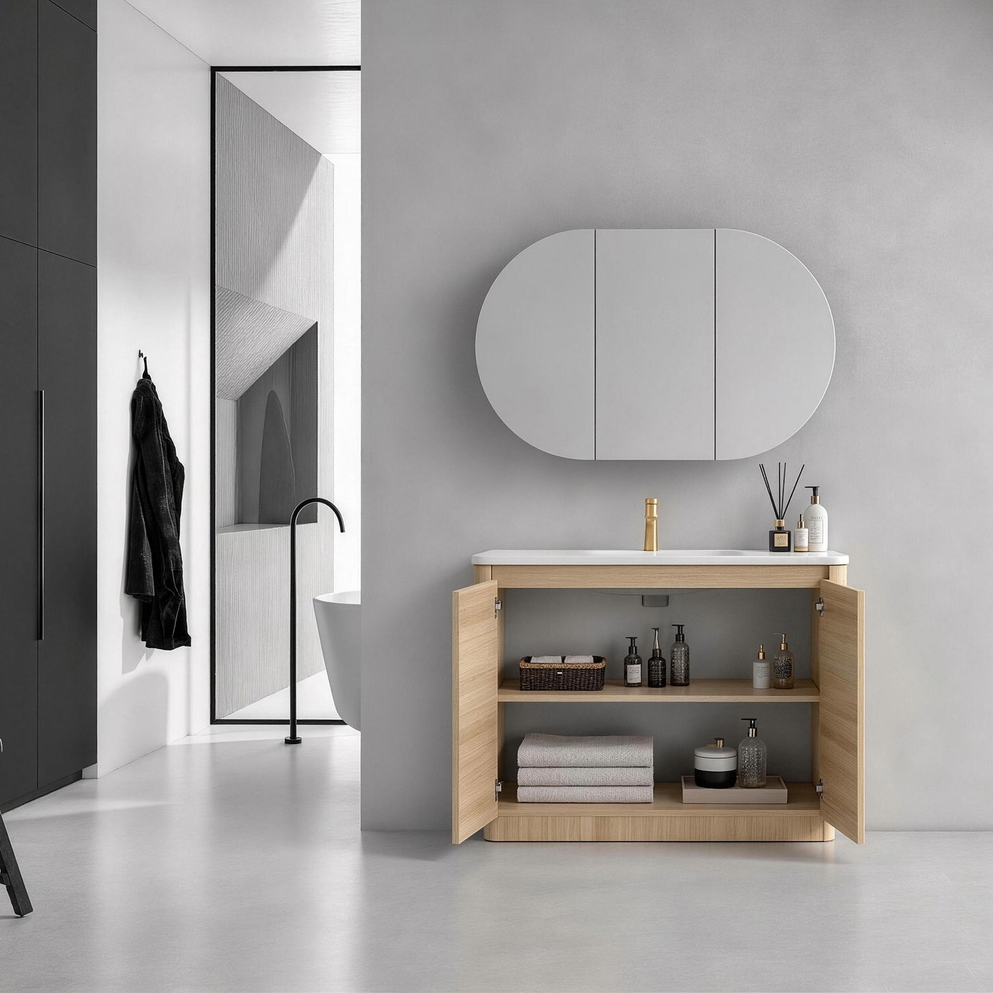 Pebble 40" Freestanding Vanity (RTA)