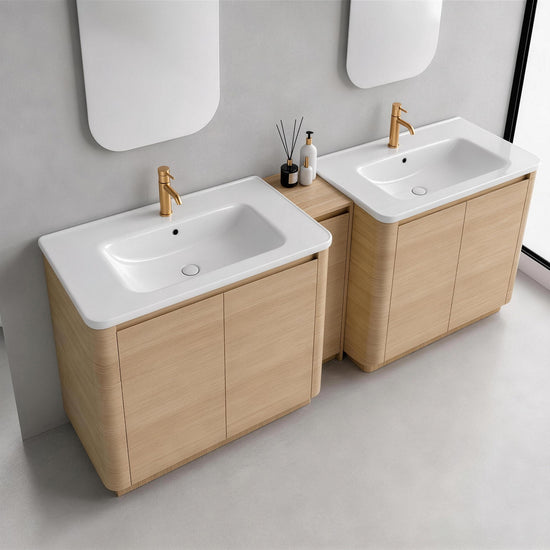 Pebble 92" Freestanding Vanity (RTA)