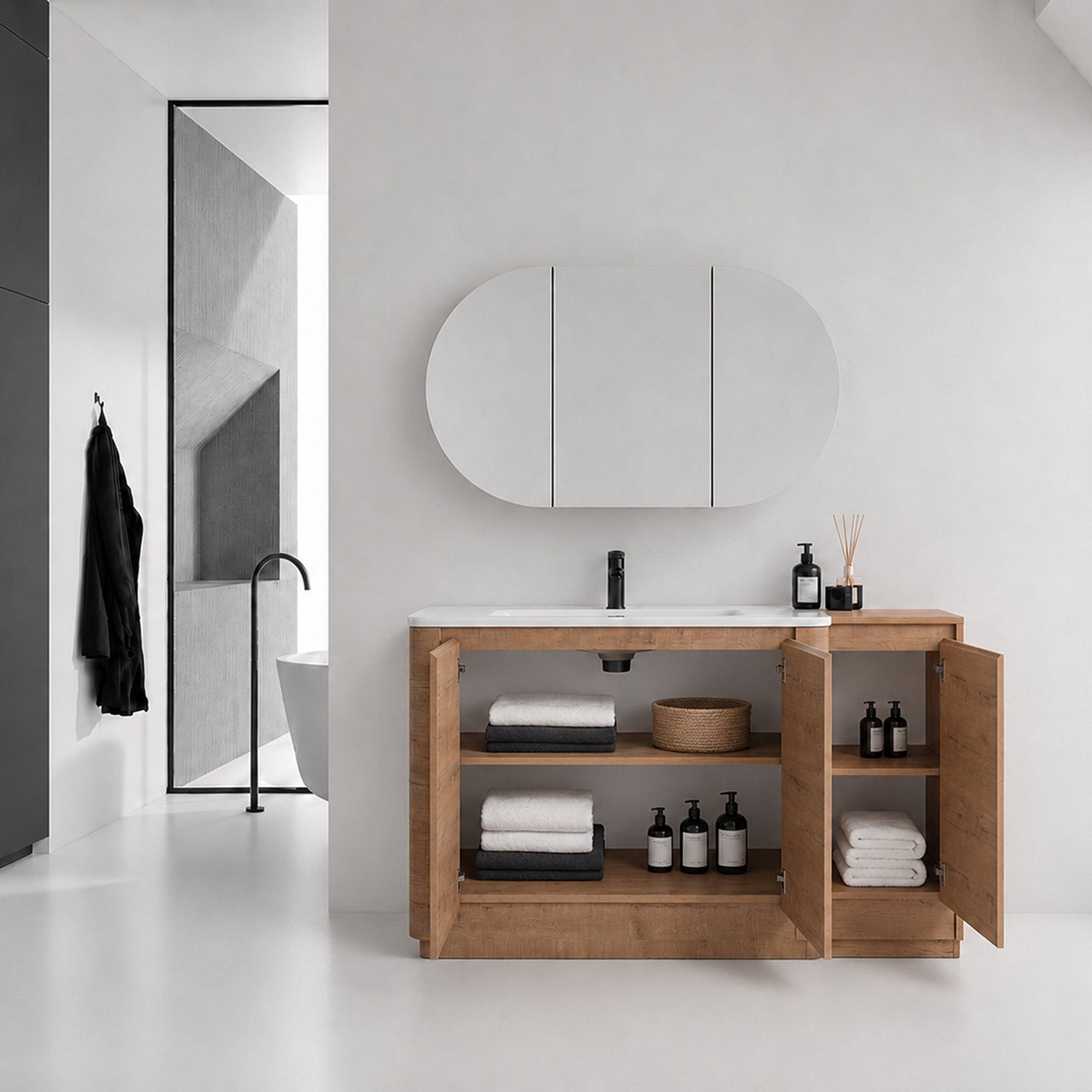 Pebble 52" Freestanding Vanity (RTA)