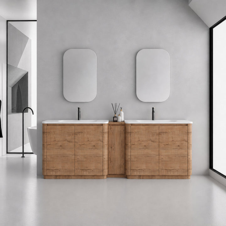 Pebble 92" Freestanding Vanity (RTA)