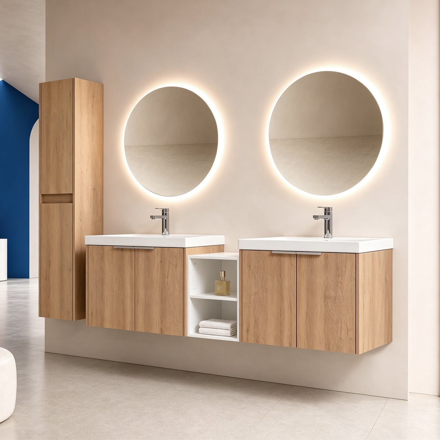 Unitas 60"/72"/84" Floating Vanity Set (RTA)