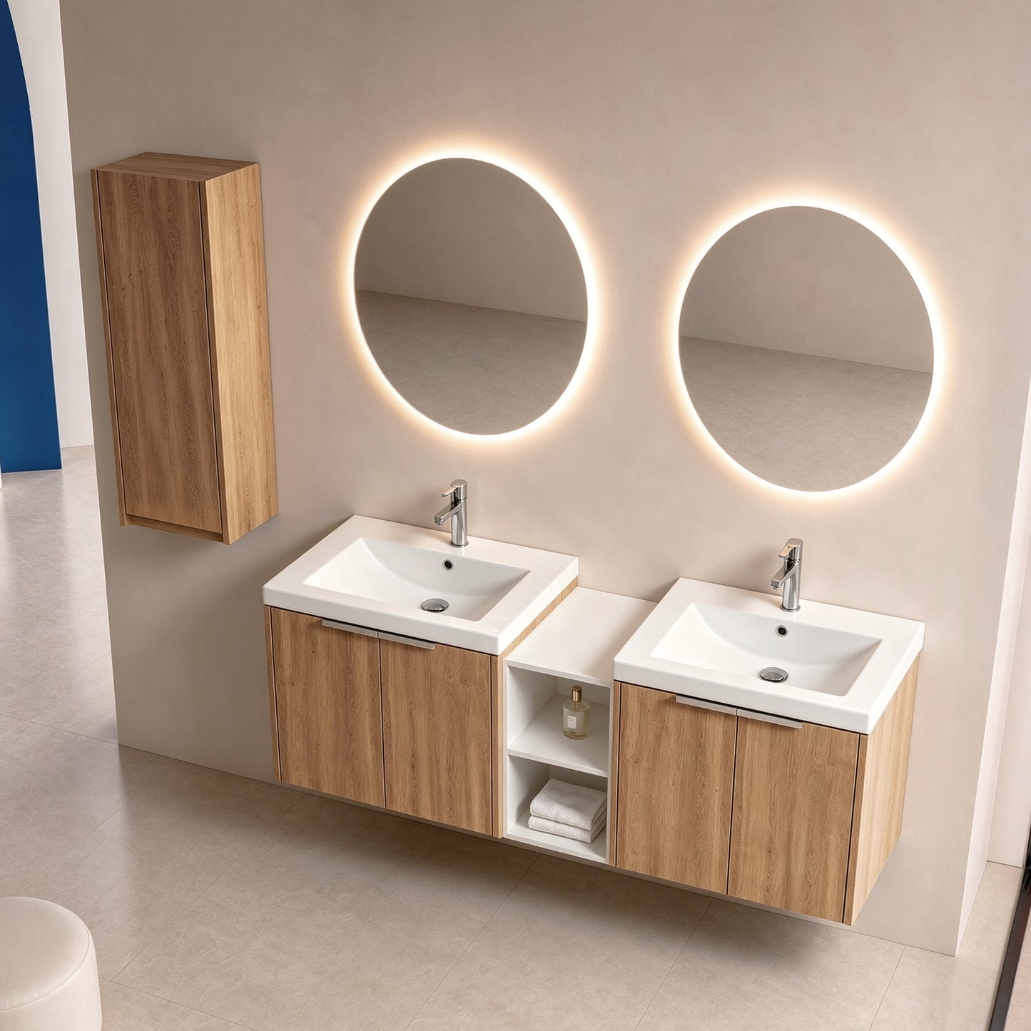 Unitas 60"/72"/84" Floating Vanity Set (RTA)