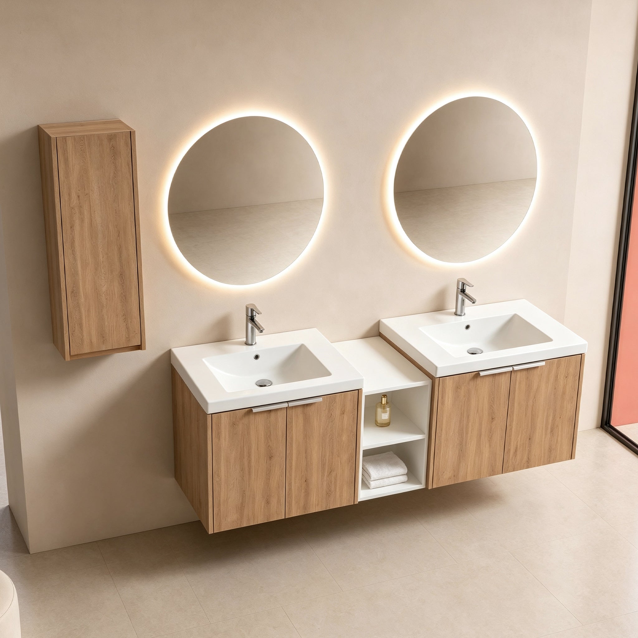 Unitas 60"/72"/84" Floating Vanity Set (RTA)