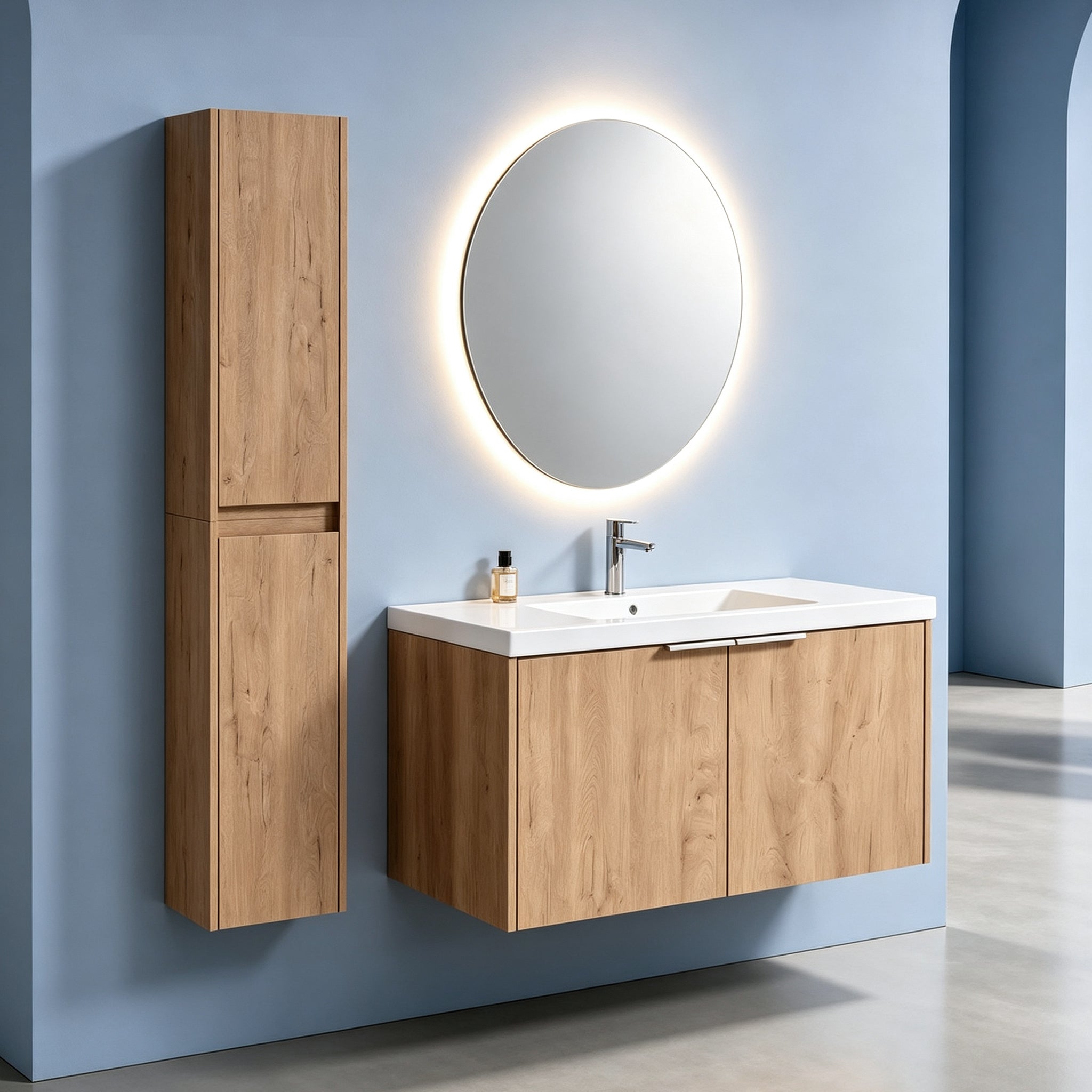 Unitas 24"/30"/36" Floating Vanity Set (RTA)