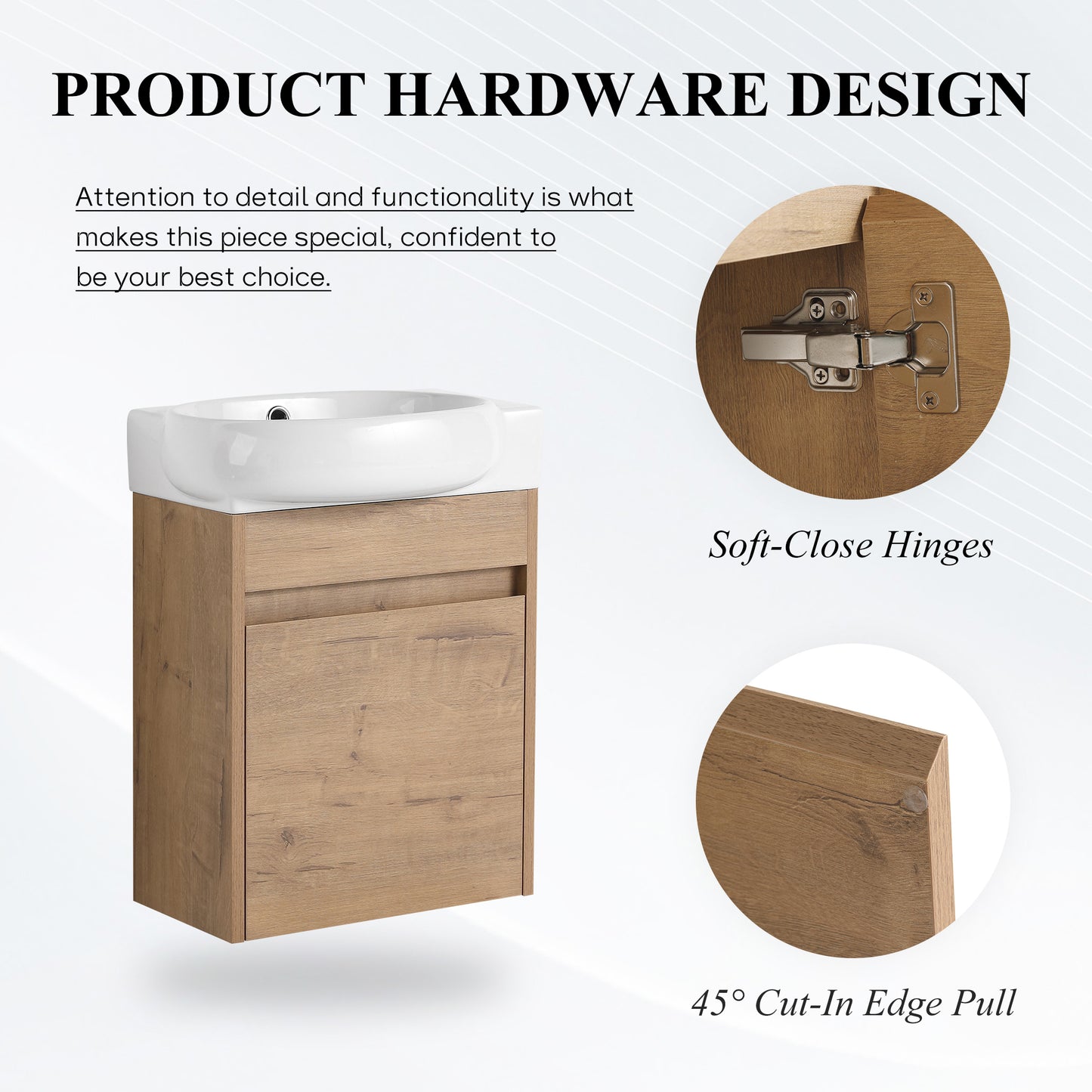 Bend 16" Floating Vanity (RTA)