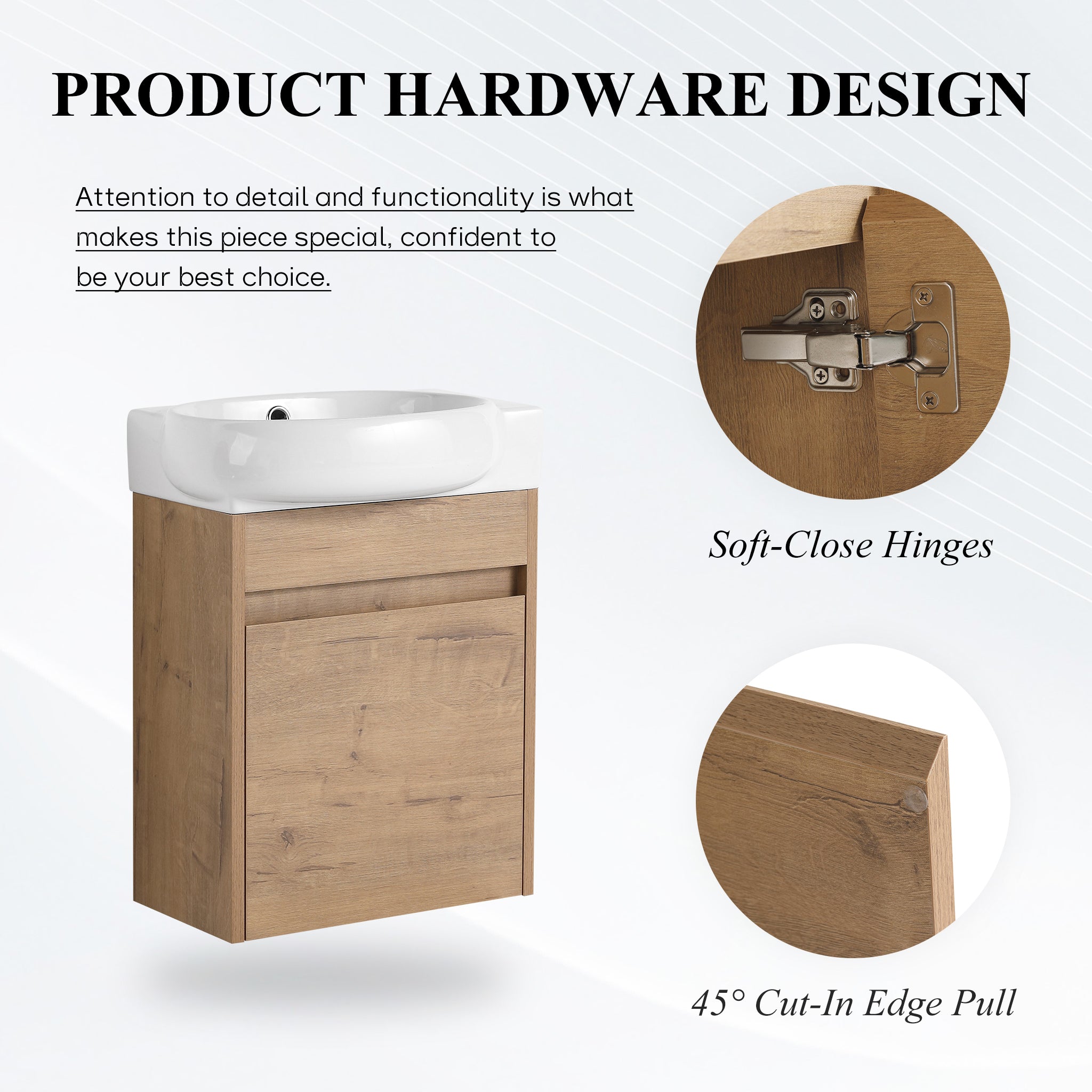 Bend 16" Floating Vanity (RTA)