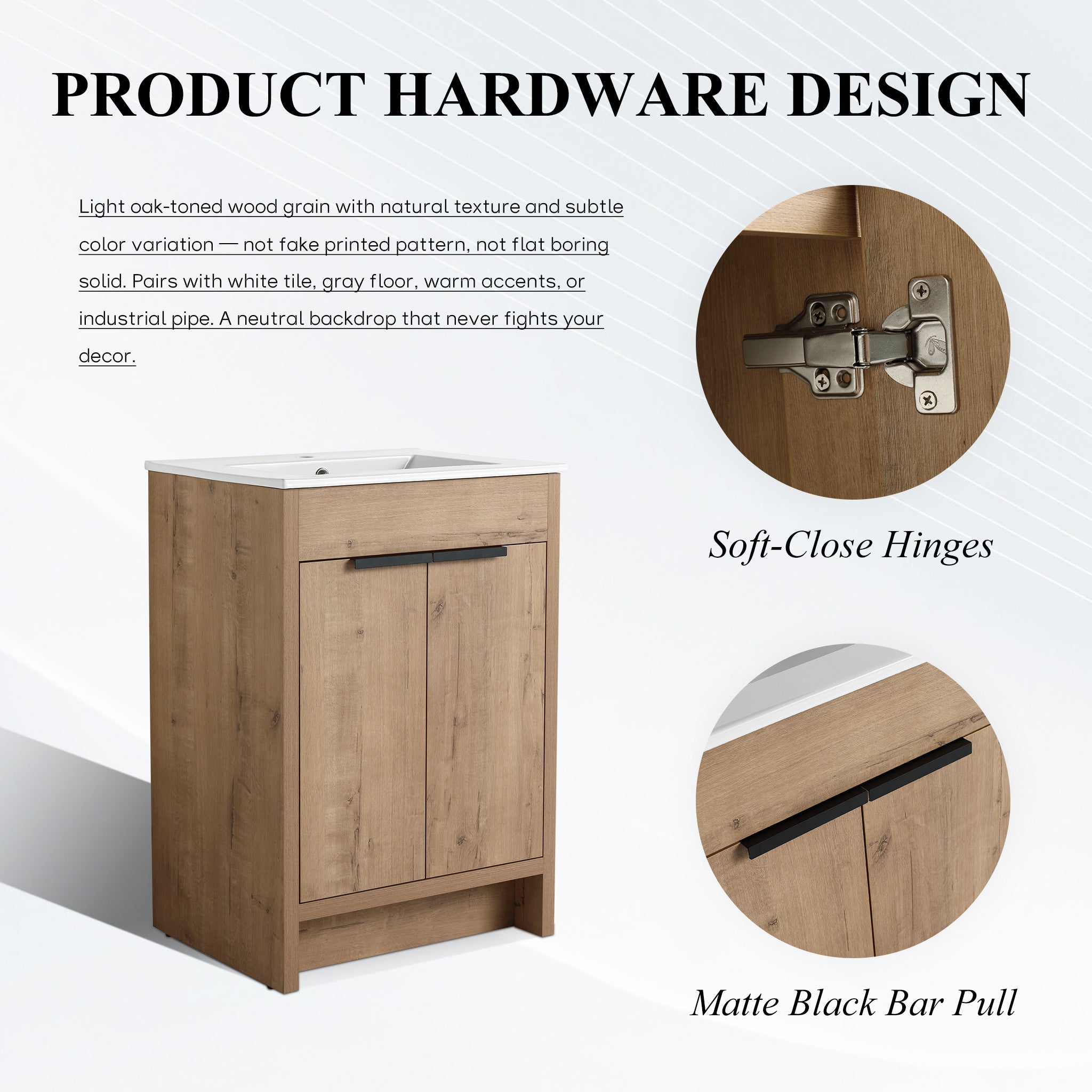 Mason 24"/30"/36" Freestanding Vanity (RTA)