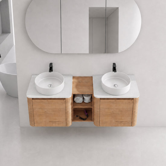 Curvo 24"/36"/48"/60" Floating Vanity (RTA)