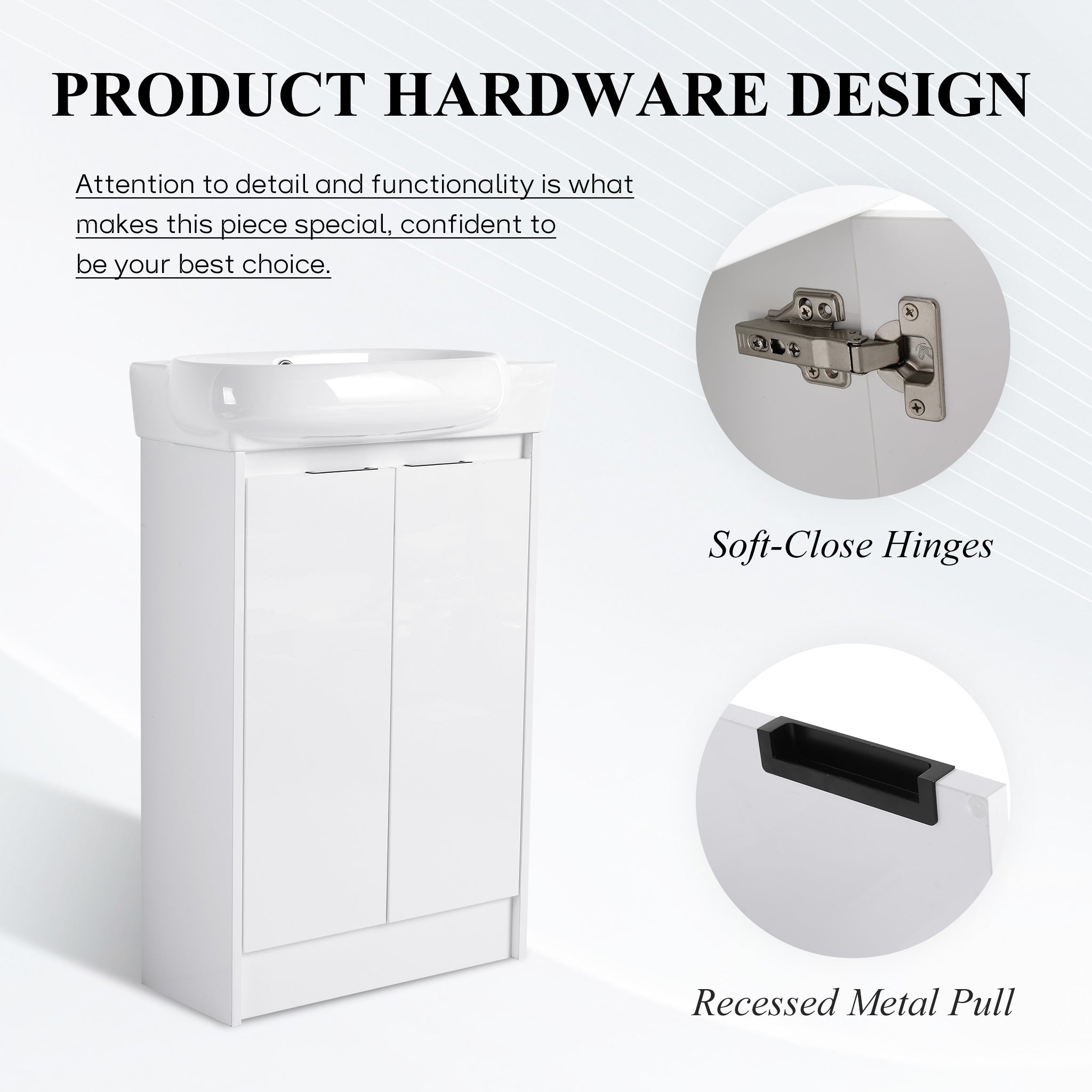 Bend 23" Freestanding Vanity (Assembled)