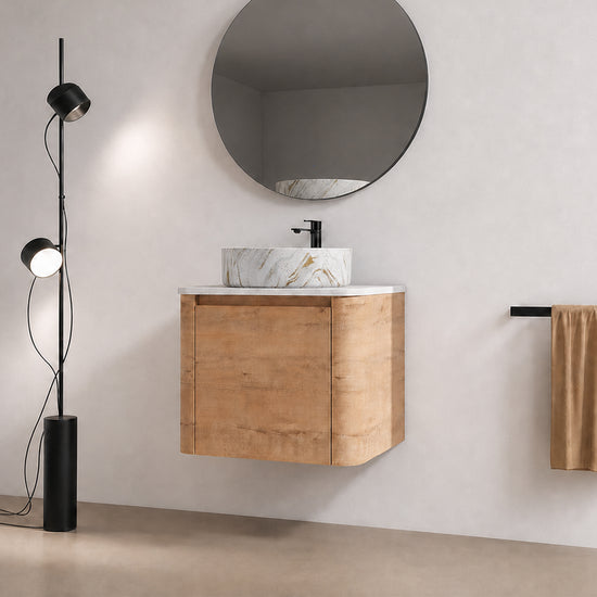 Curvo 24"/36"/48"/60" Floating Vanity (RTA)