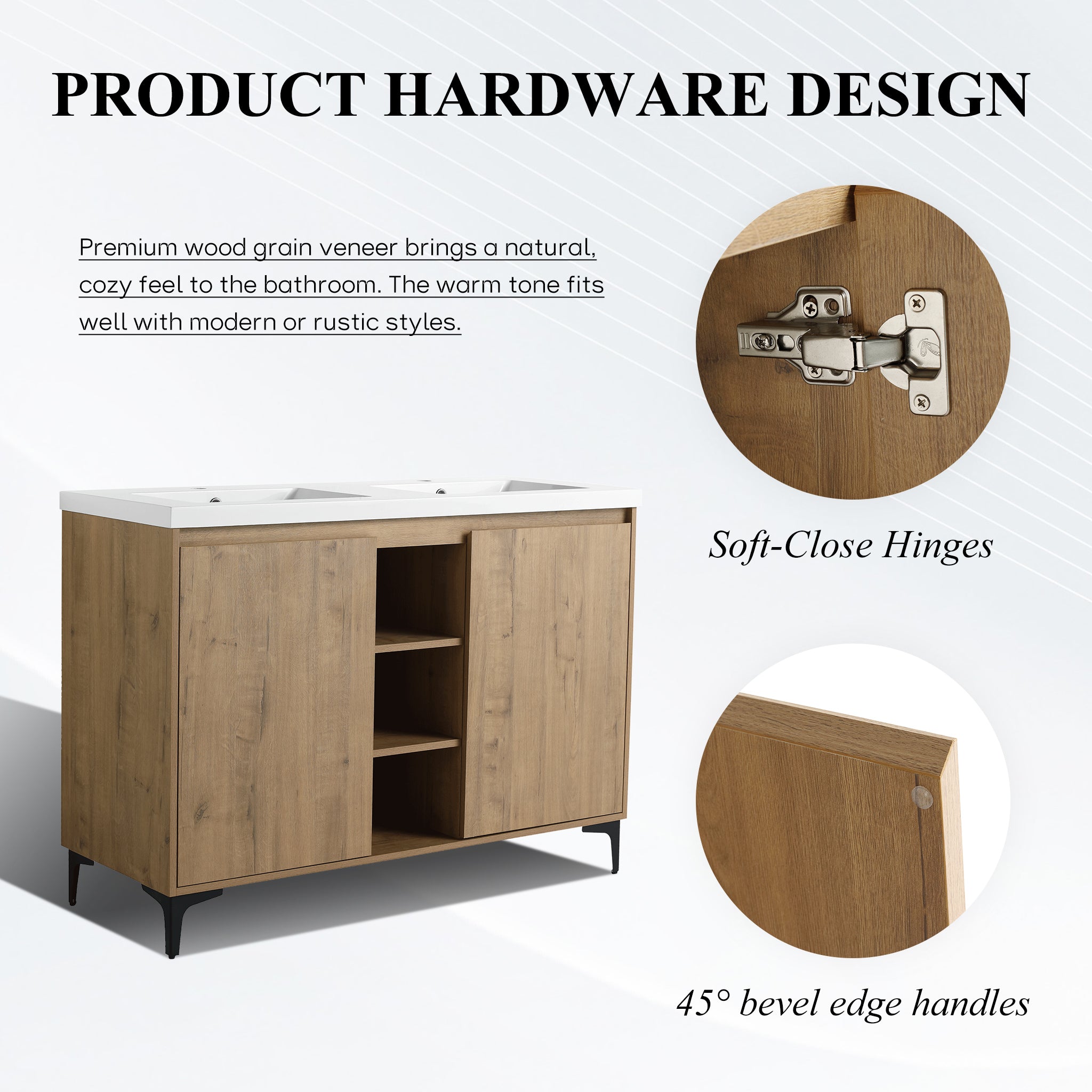 Dualspace 48" Freestanding Vanity (RTA)