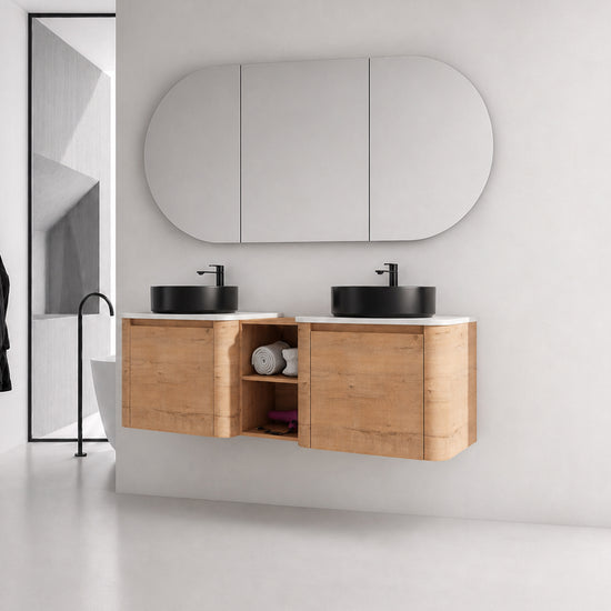 Curvo 24"/36"/48"/60" Floating Vanity (RTA)
