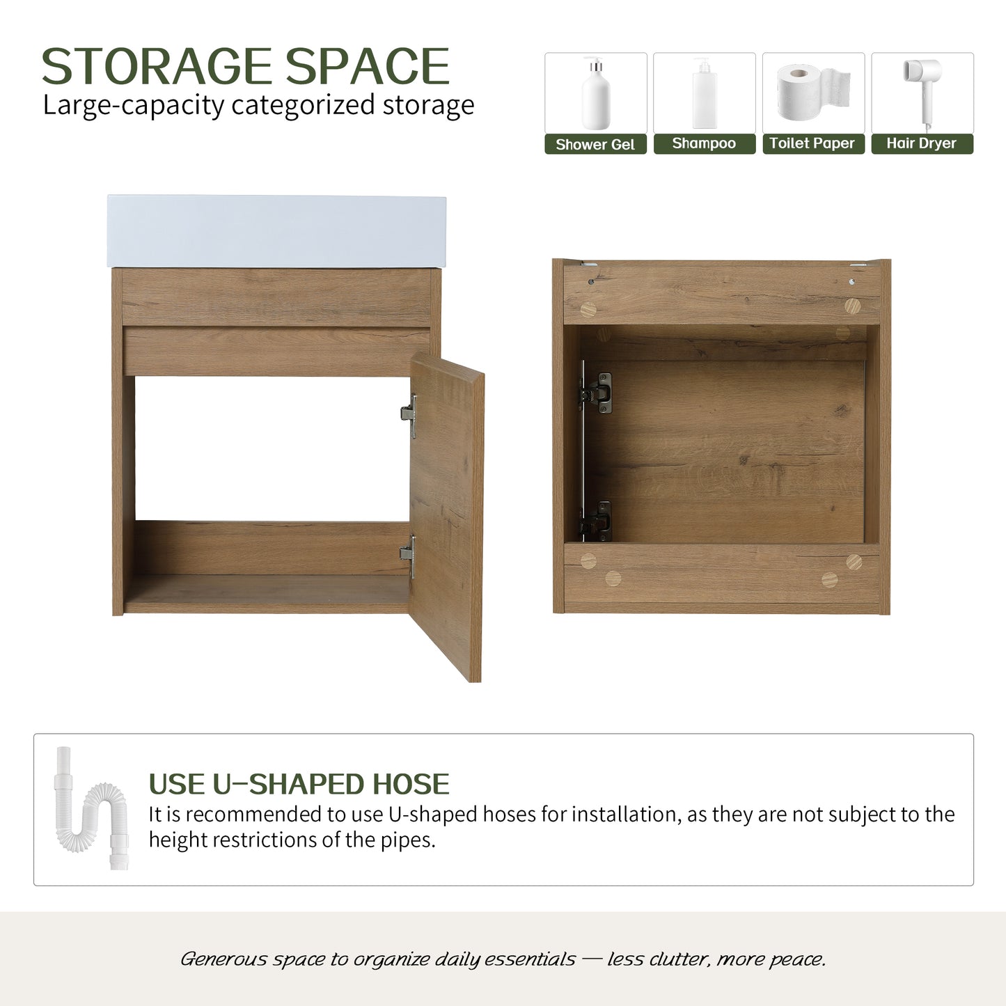 Aero 18" Floating Vanity (Assembled)