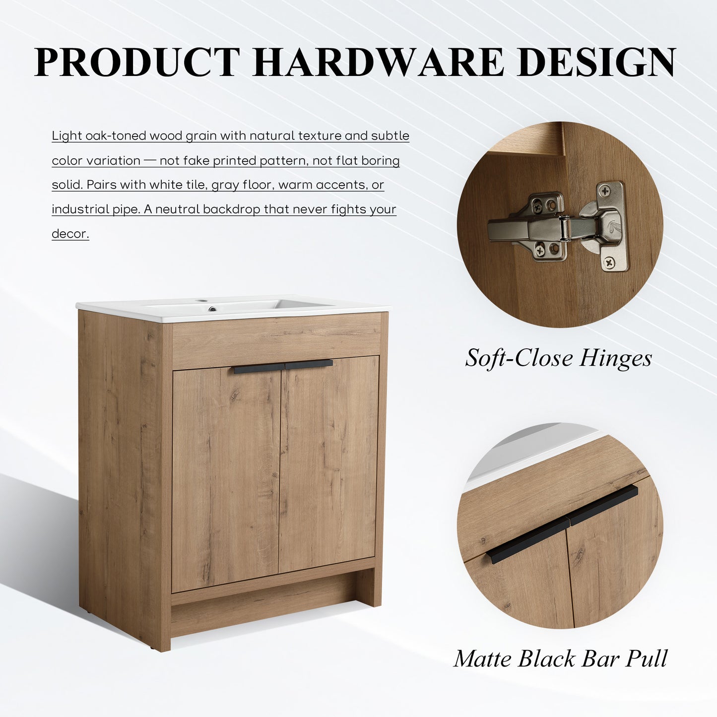 Mason 24"/30"/36" Freestanding Vanity (RTA)