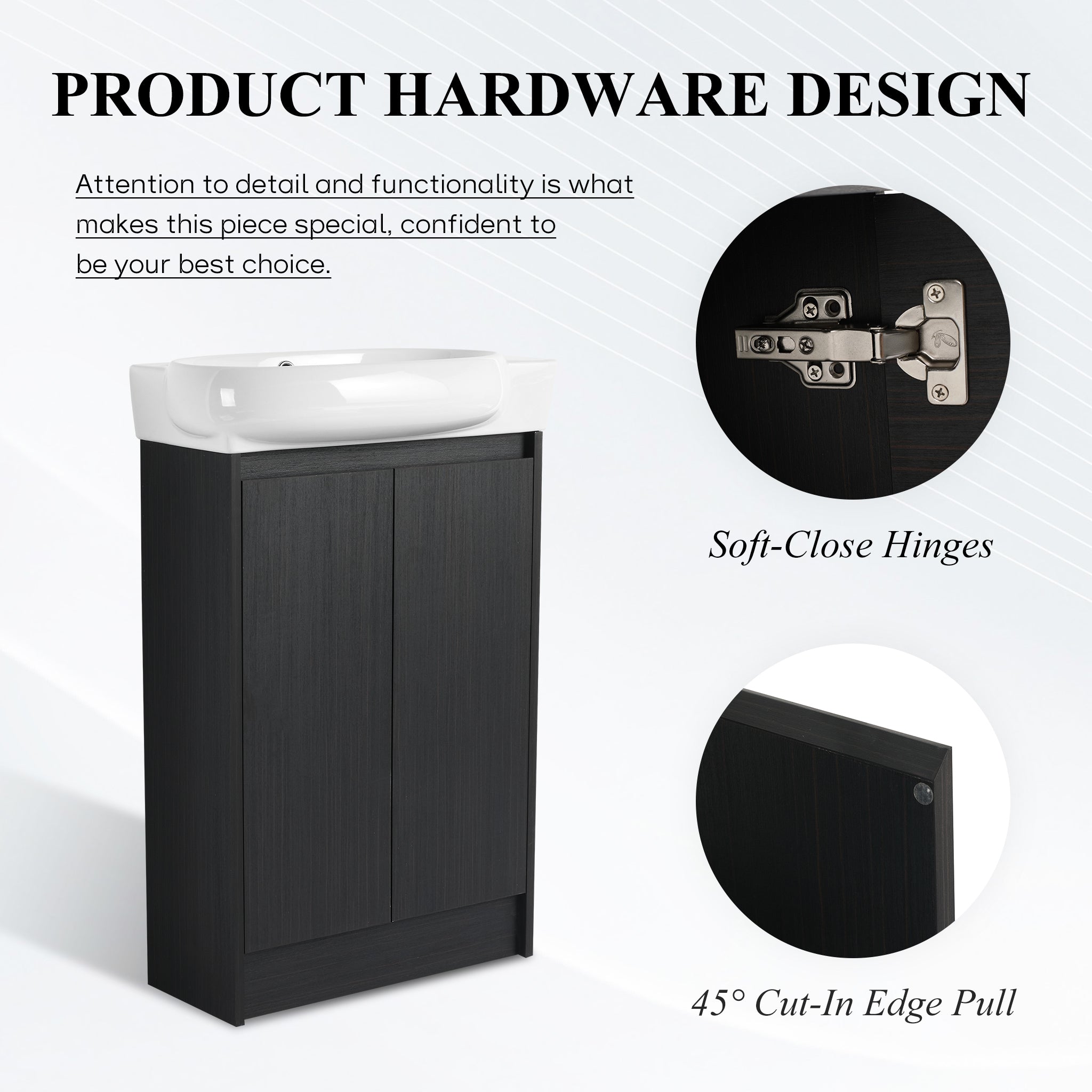 Bend 23" Freestanding Vanity (Assembled)