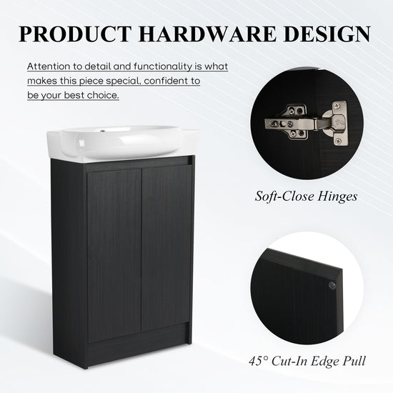 Bend 23" Freestanding Vanity (Assembled)