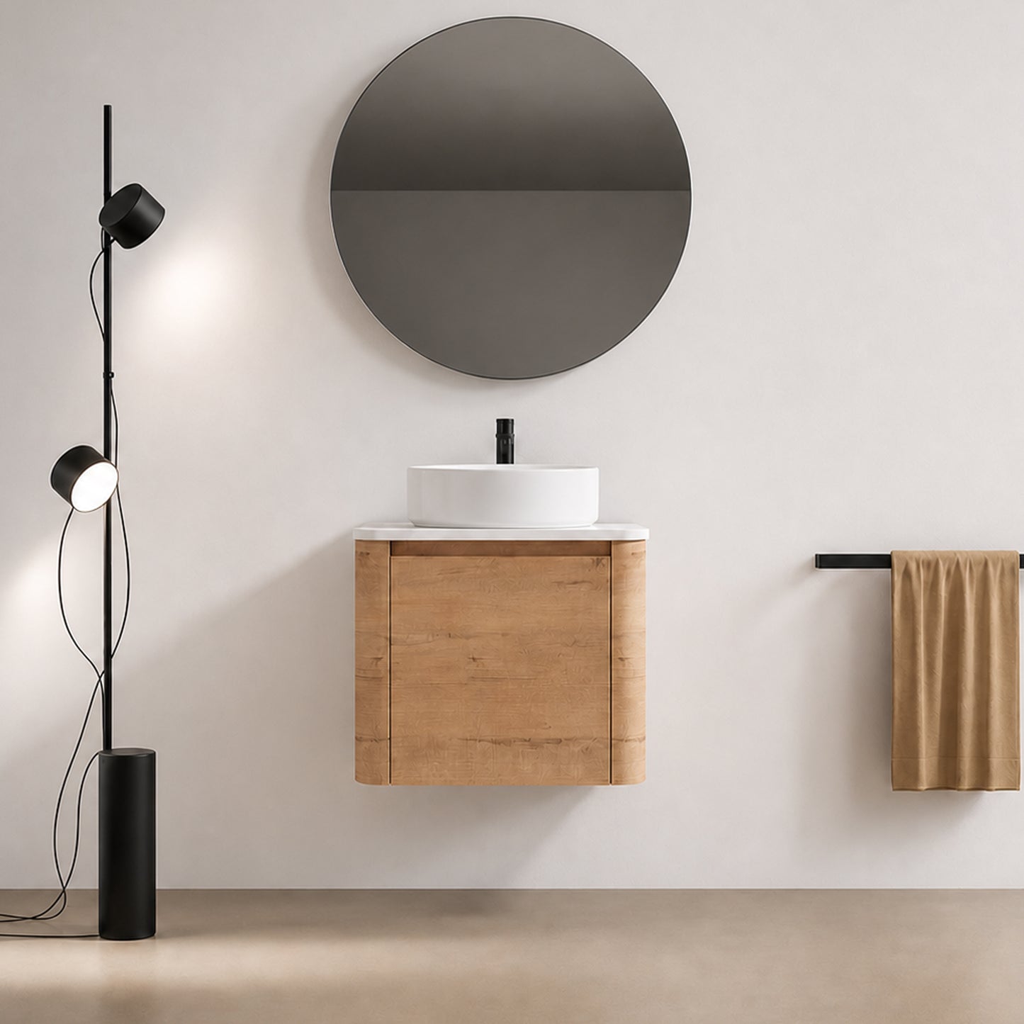Curvo 24"/36"/48"/60" Floating Vanity (RTA)