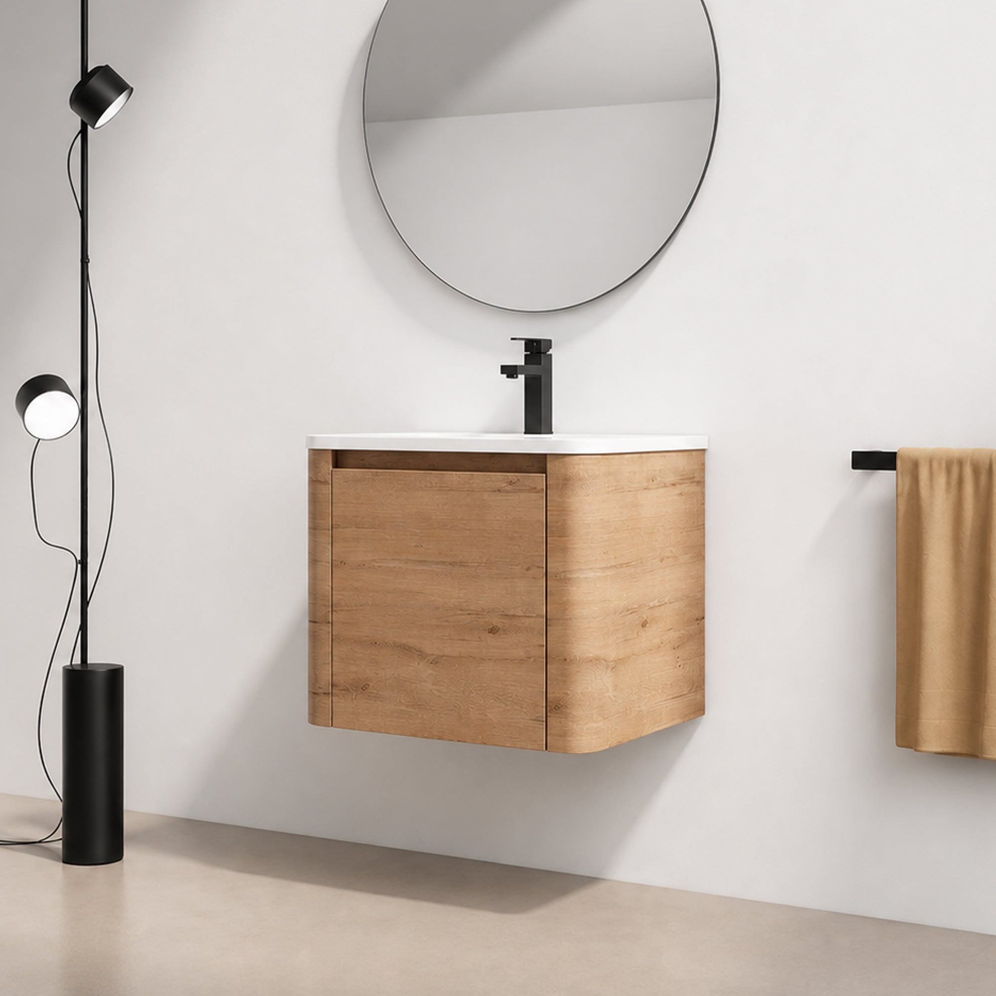 Curvo 24"/36"/60" Floating Vanity (RTA)