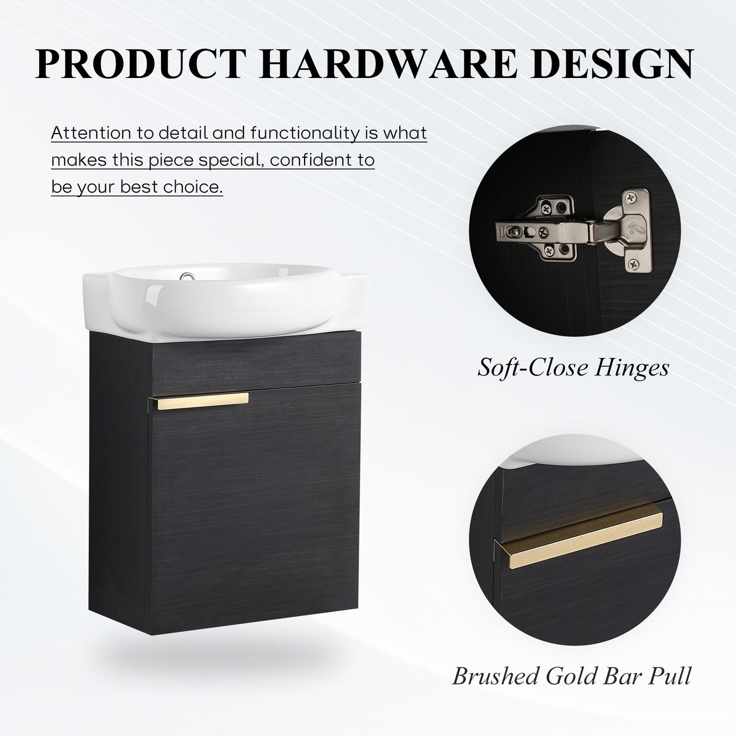 Bend 16" Floating Vanity (RTA)