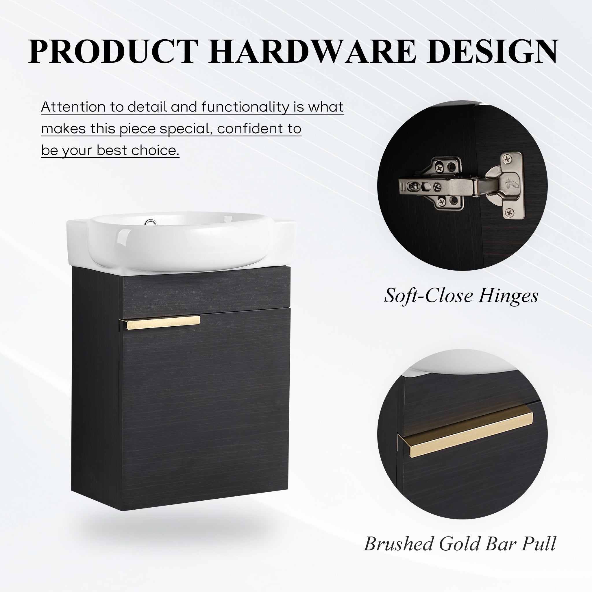 Bend 16" Floating Vanity (RTA)