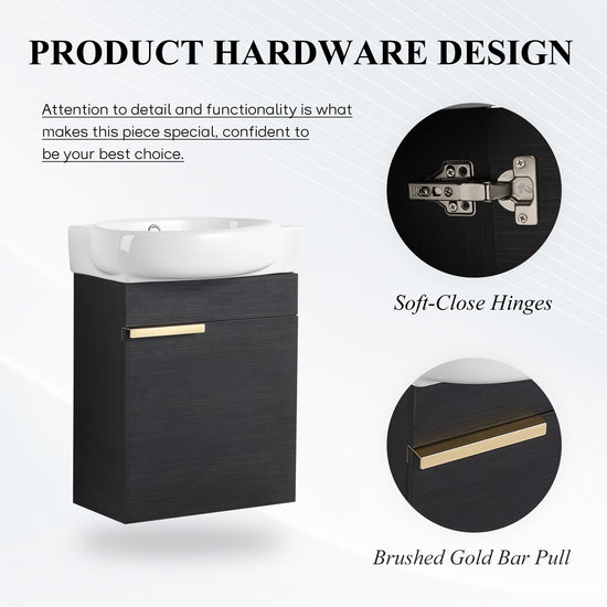 Bend 16" Floating Vanity (RTA)