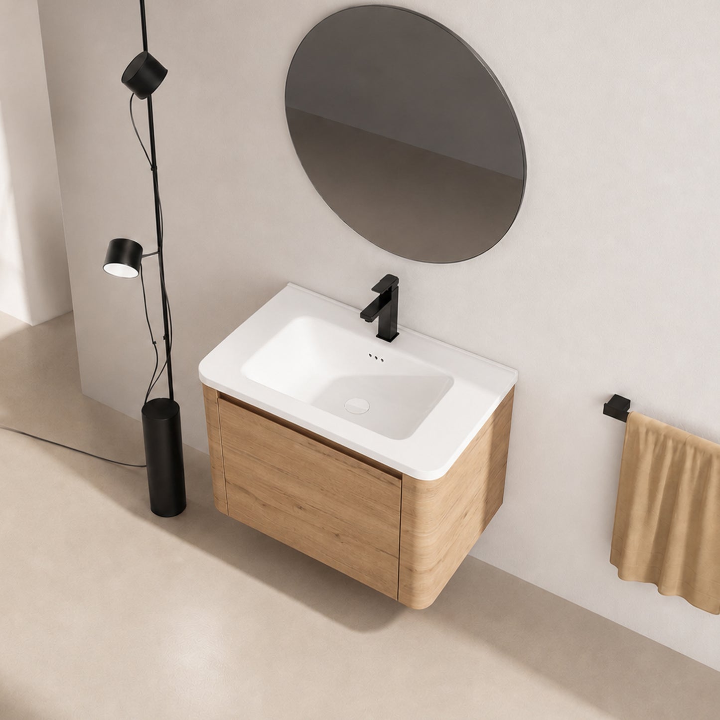 Curvo 28"/40"/68" Floating Vanity (RTA)