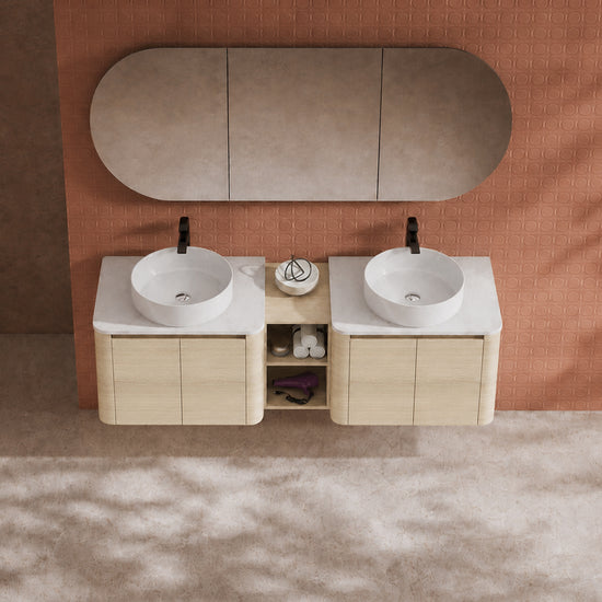 Curvo 30"/42"/54"/72" Floating Vanity (RTA)