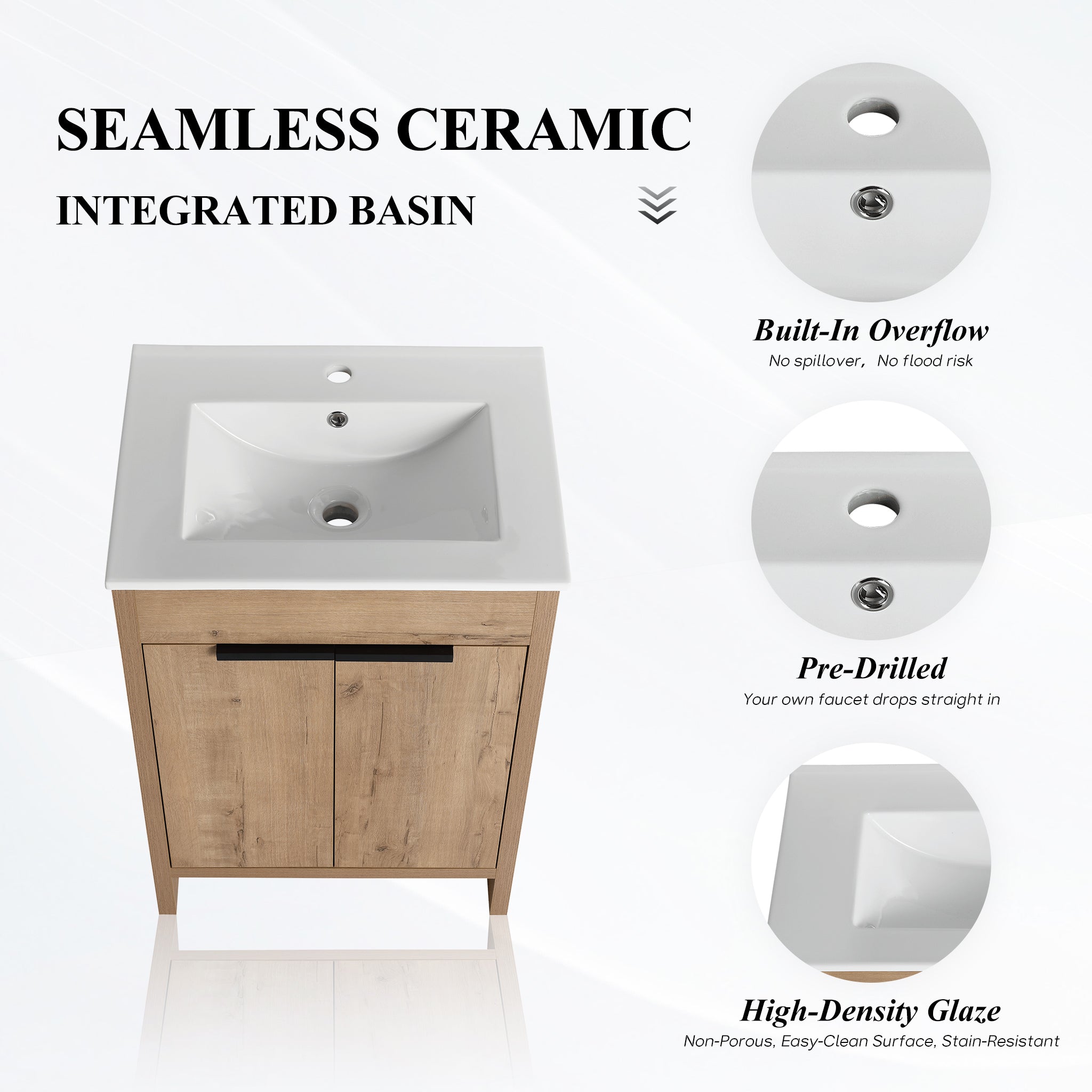 Mason 24"/30"/36" Freestanding Vanity (RTA)