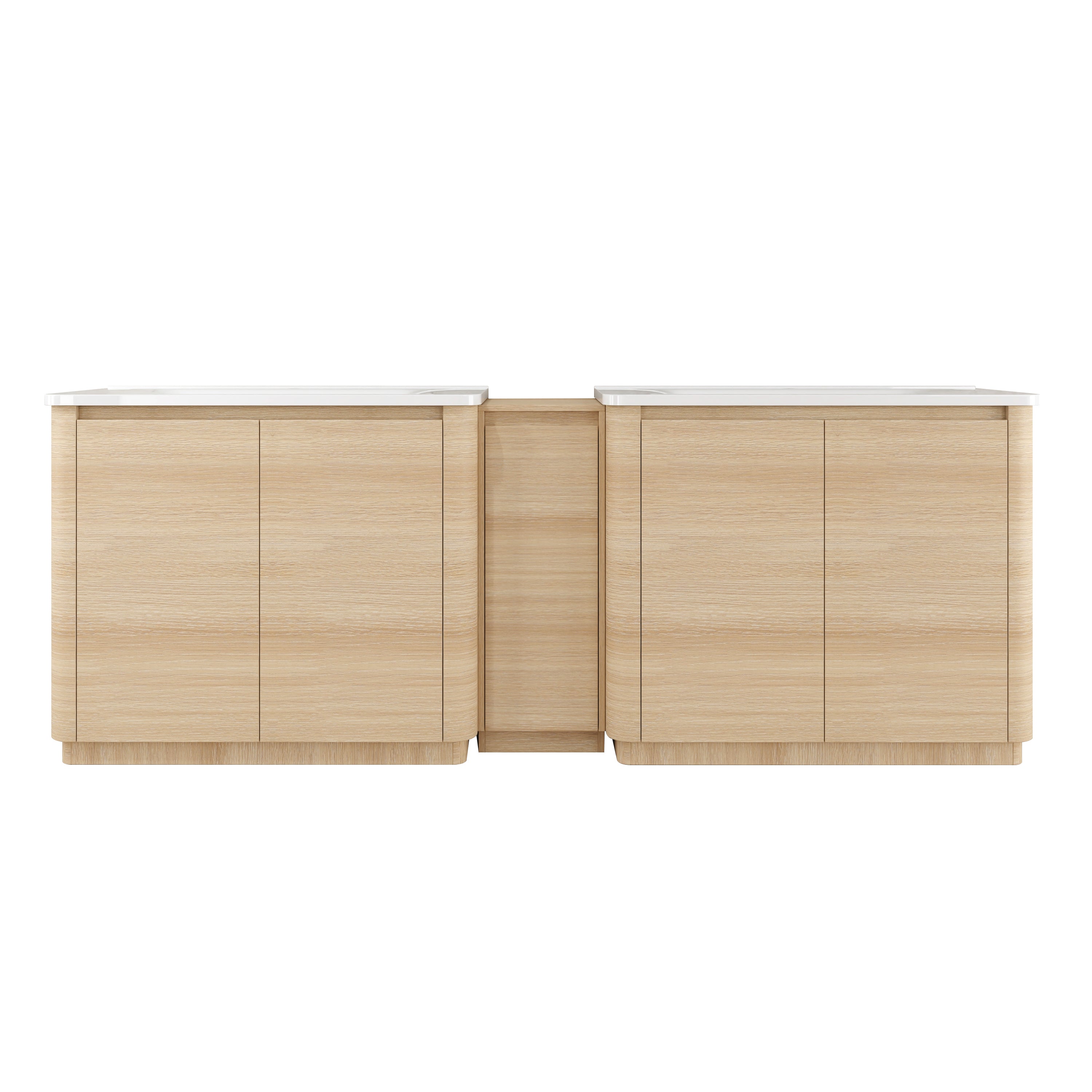 Pebble 92" Freestanding Vanity (RTA)