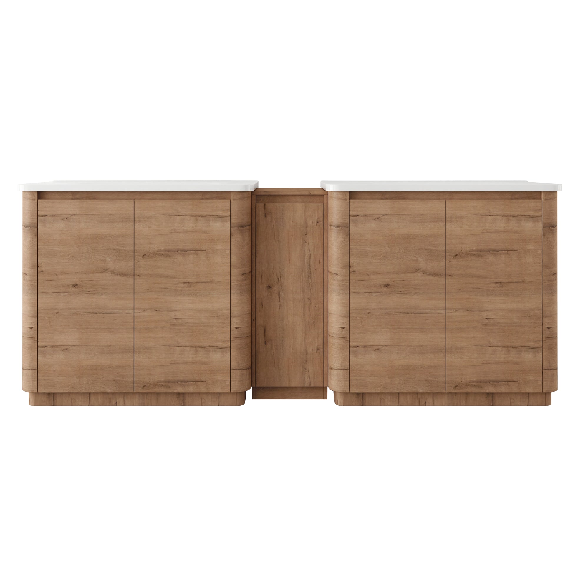Pebble 84" Freestanding Vanity (RTA)