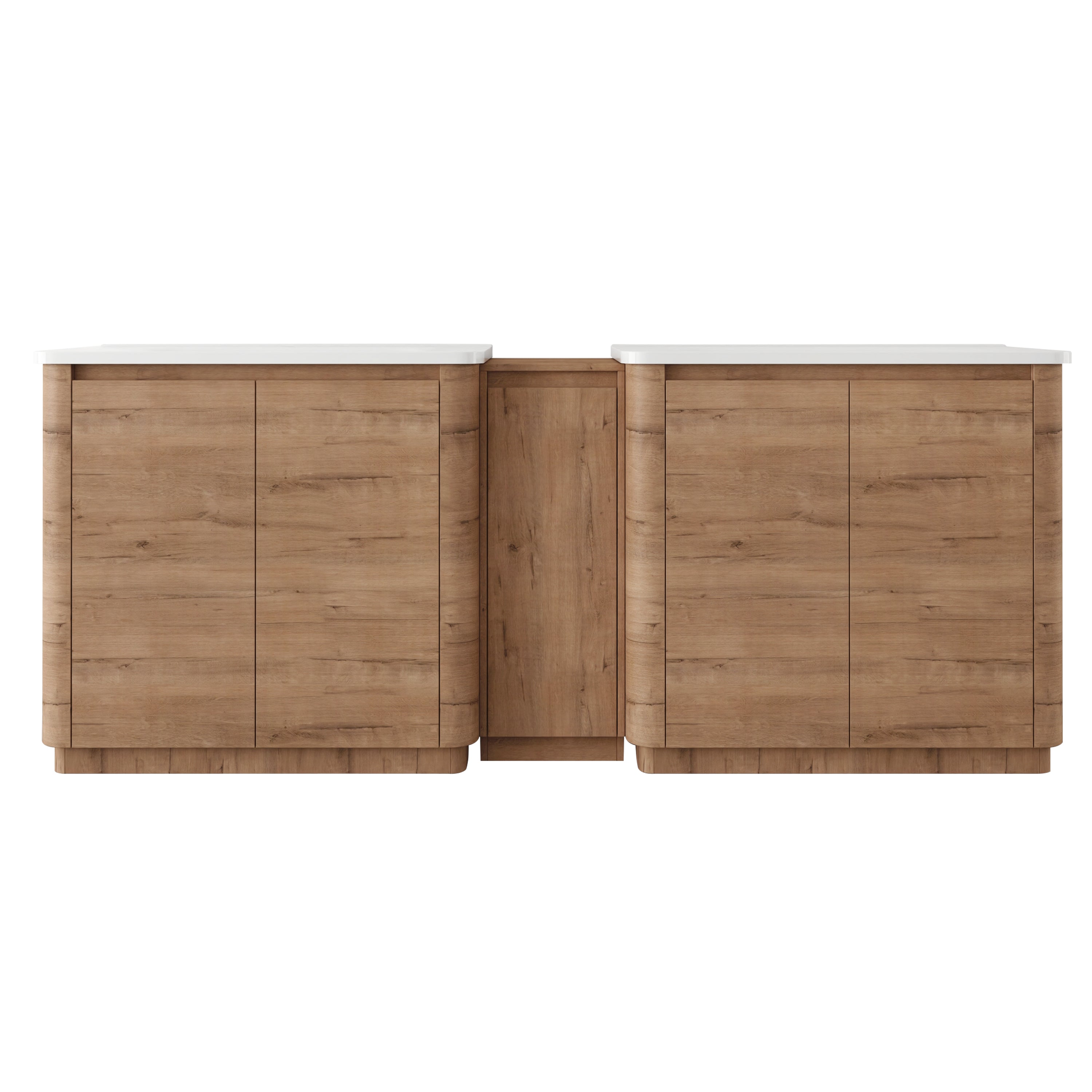 Pebble 84" Freestanding Vanity (RTA)