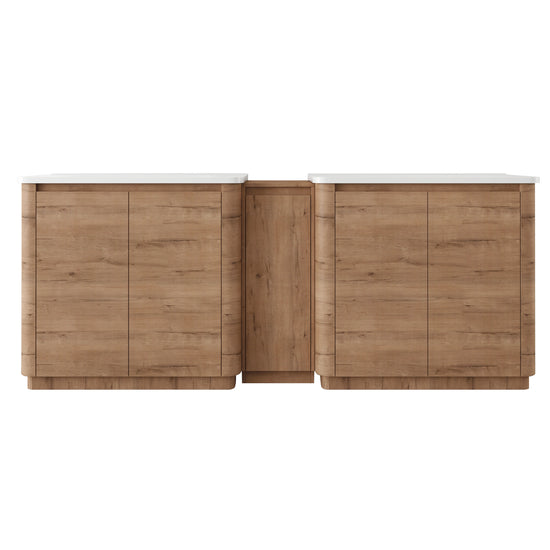 Pebble 84" Freestanding Vanity (RTA)