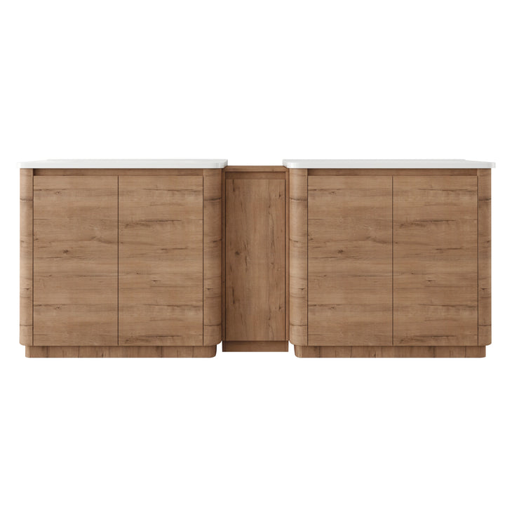 Pebble 84" Freestanding Vanity (RTA)