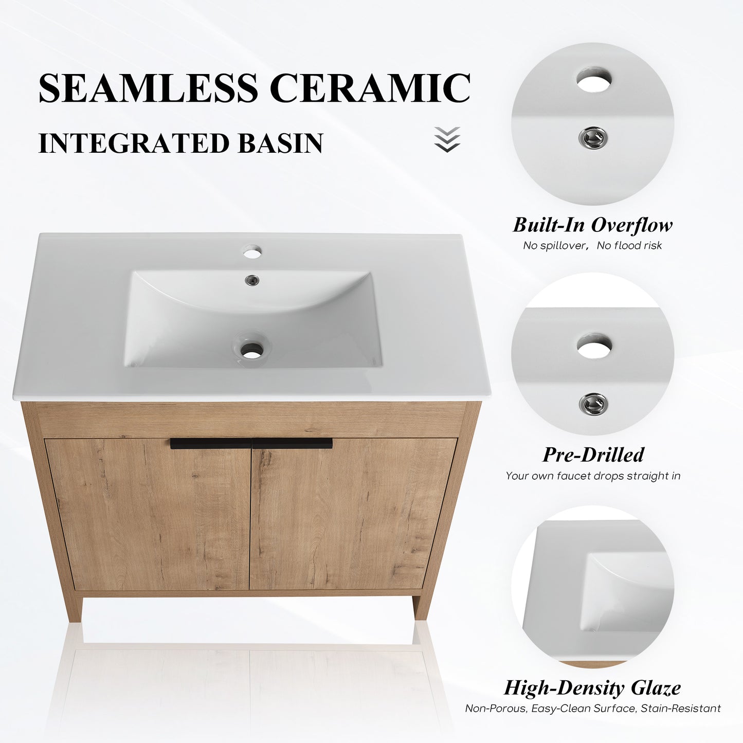 Mason 24"/30"/36" Freestanding Vanity (RTA)