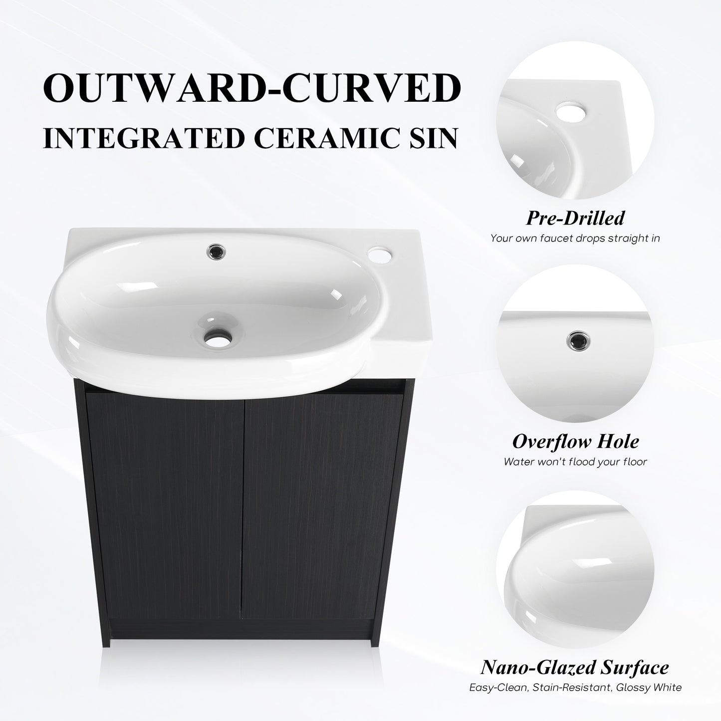 Bend 23" Freestanding Vanity (Assembled)