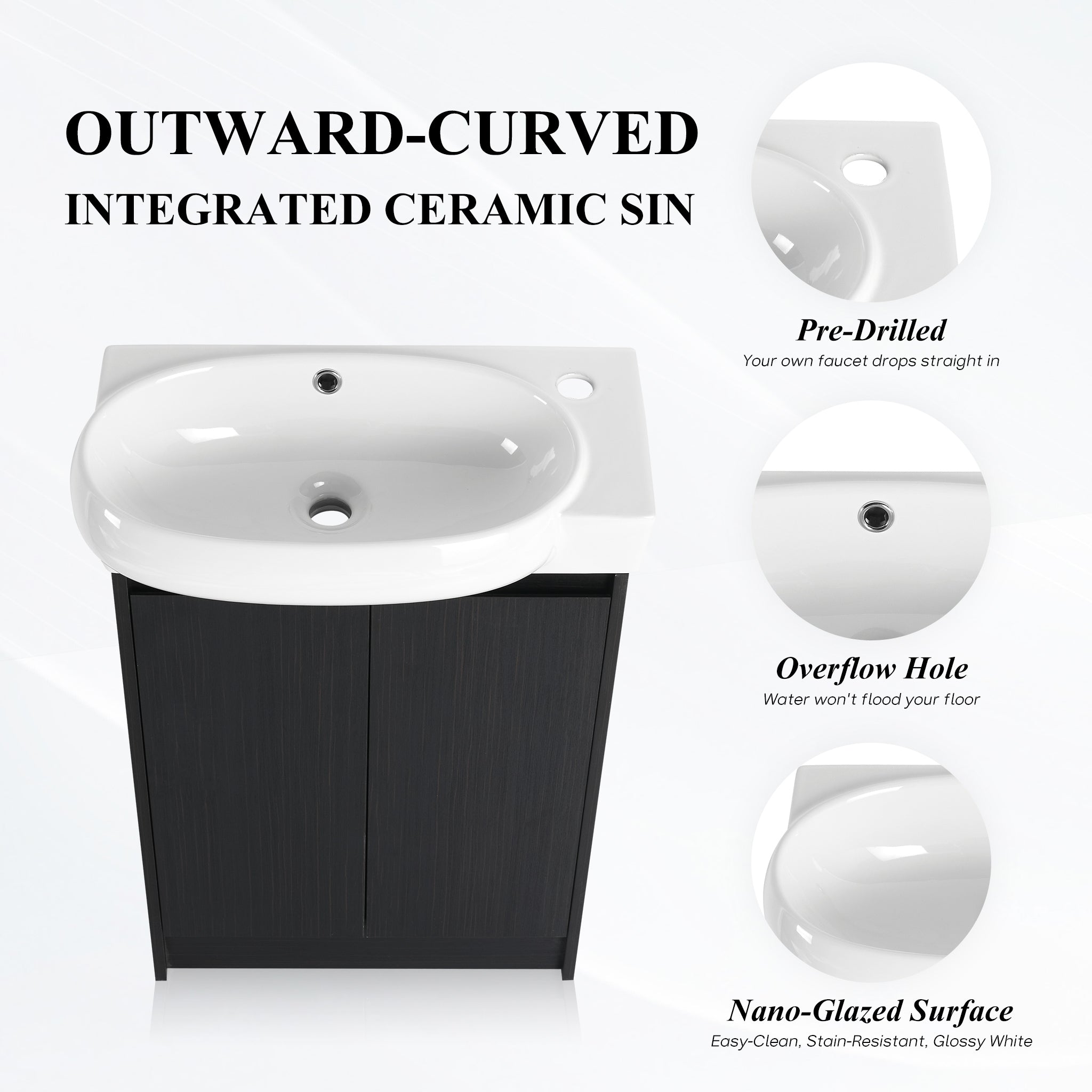 Bend 23" Freestanding Vanity (Assembled)