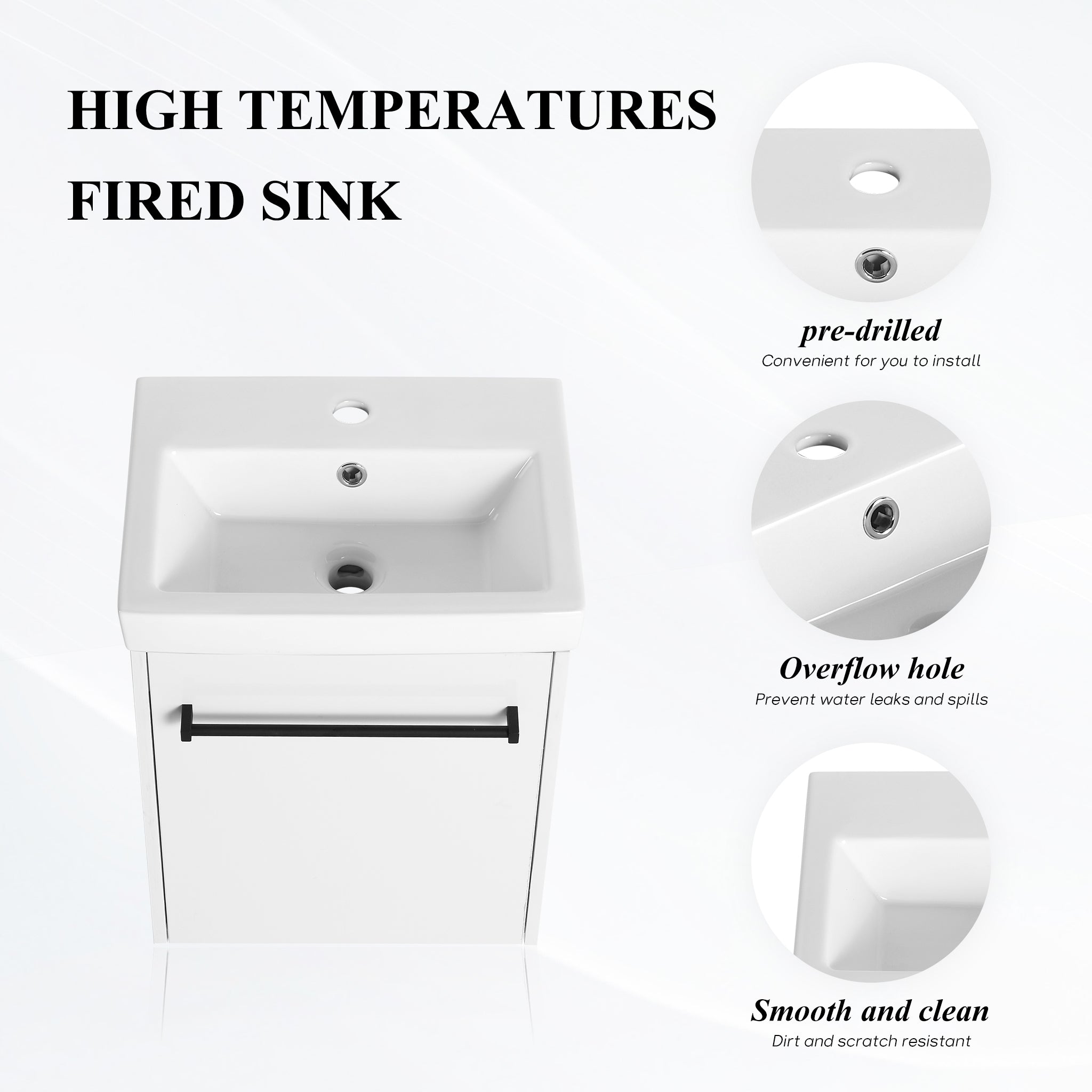 Link 18" Floating Vanity (Assembled)