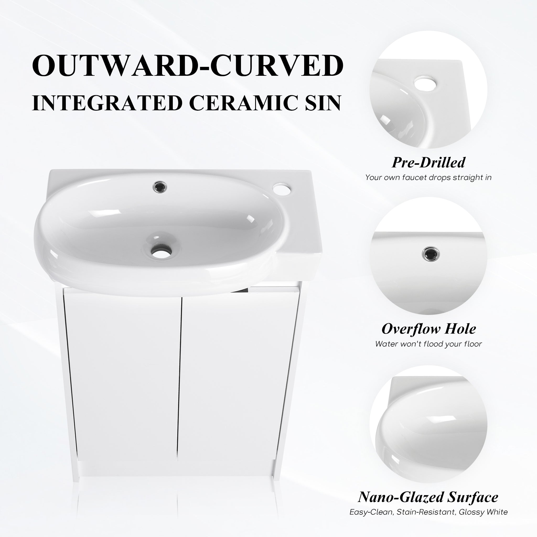 Bend 23" Freestanding Vanity (Assembled)
