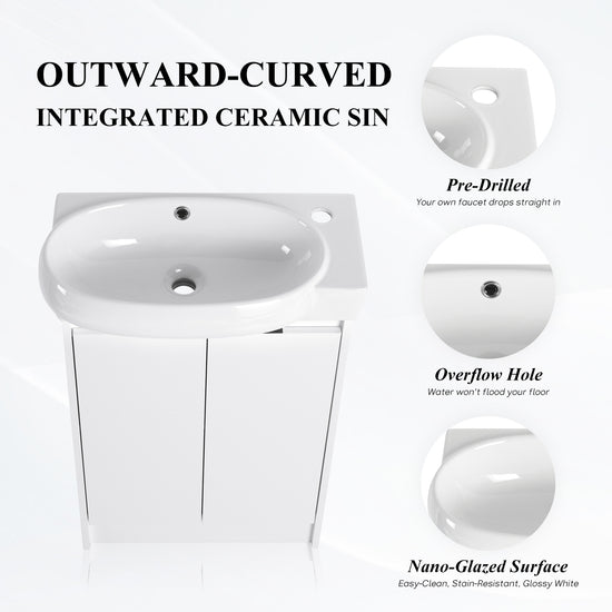 Bend 23" Freestanding Vanity (Assembled)