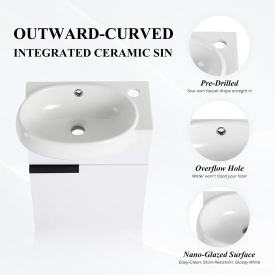 Bend 16" Floating Vanity (RTA)