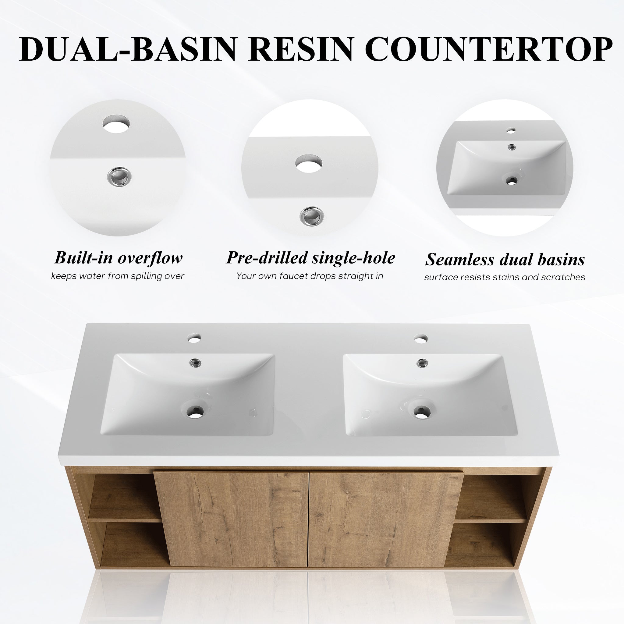 Dualspace 48" Floating Vanity (RTA)