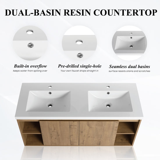 Dualspace 48" Floating Vanity (RTA)
