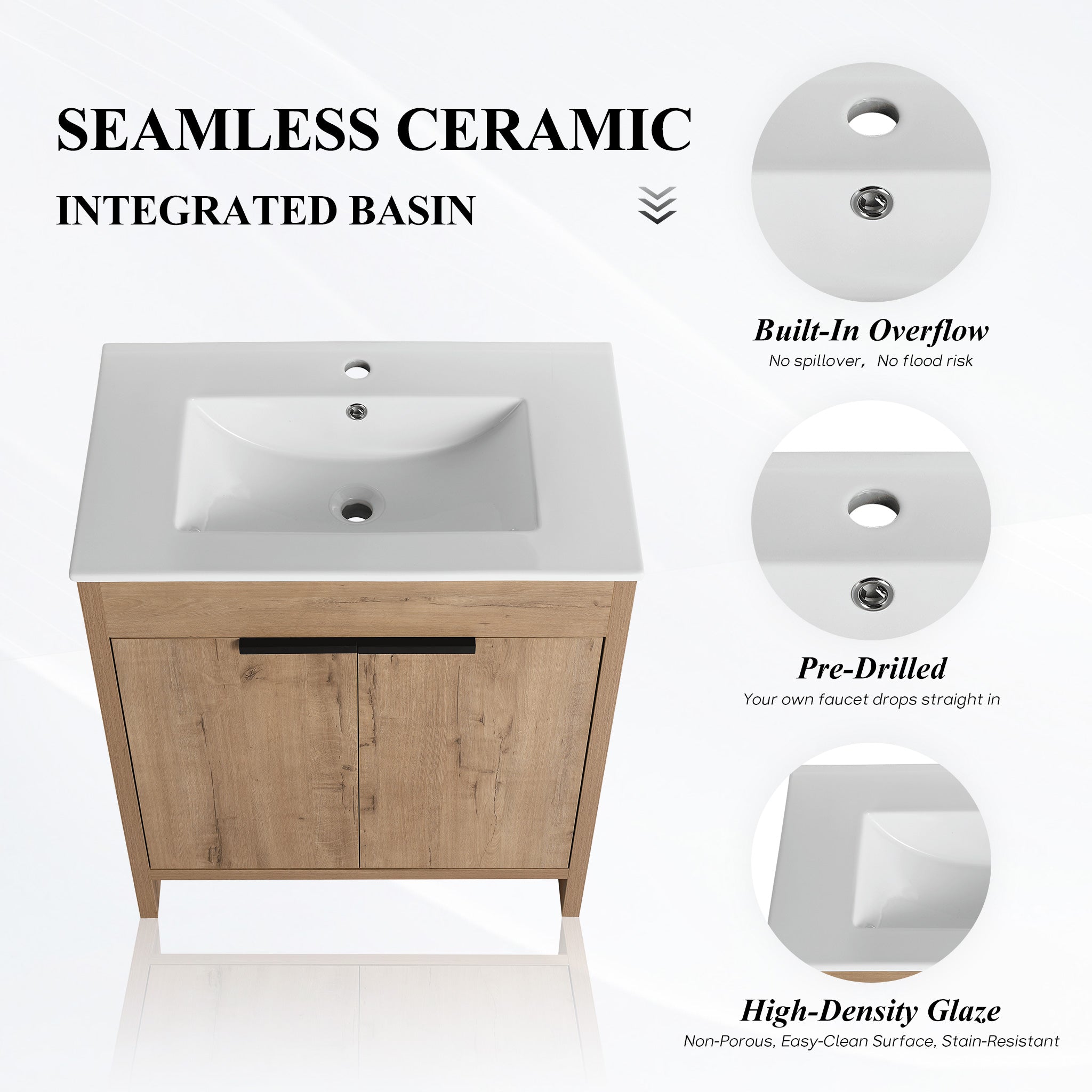 Mason 24"/30"/36" Freestanding Vanity (RTA)