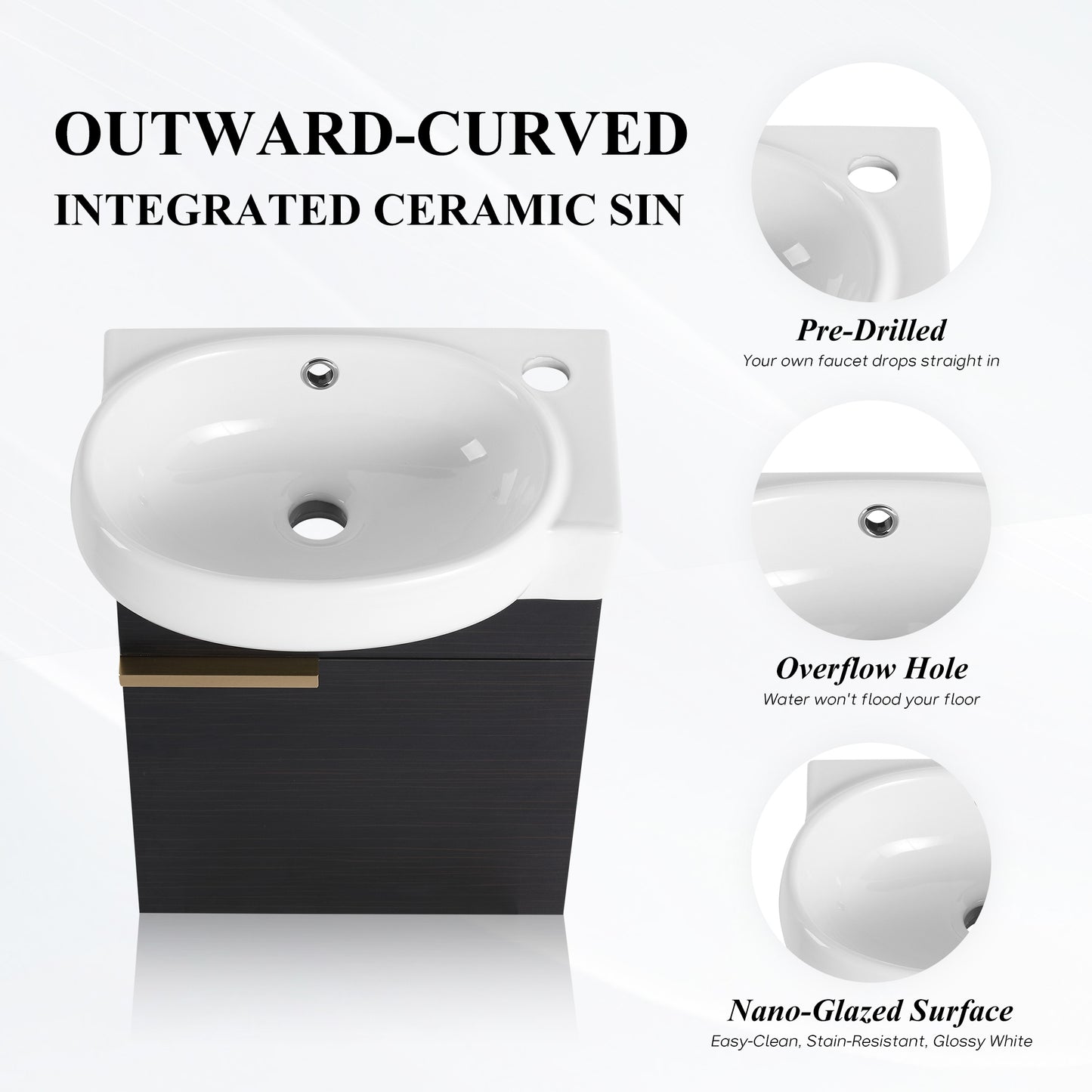 Bend 16" Floating Vanity (RTA)
