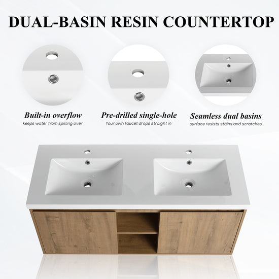 Dualspace 48" Floating Vanity (RTA)